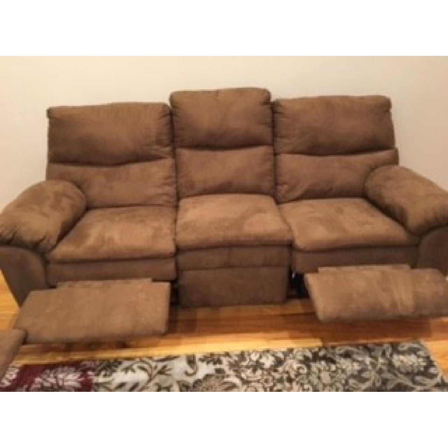 Klaussner Furniture Reclining Sofa + Loveseat - image-3