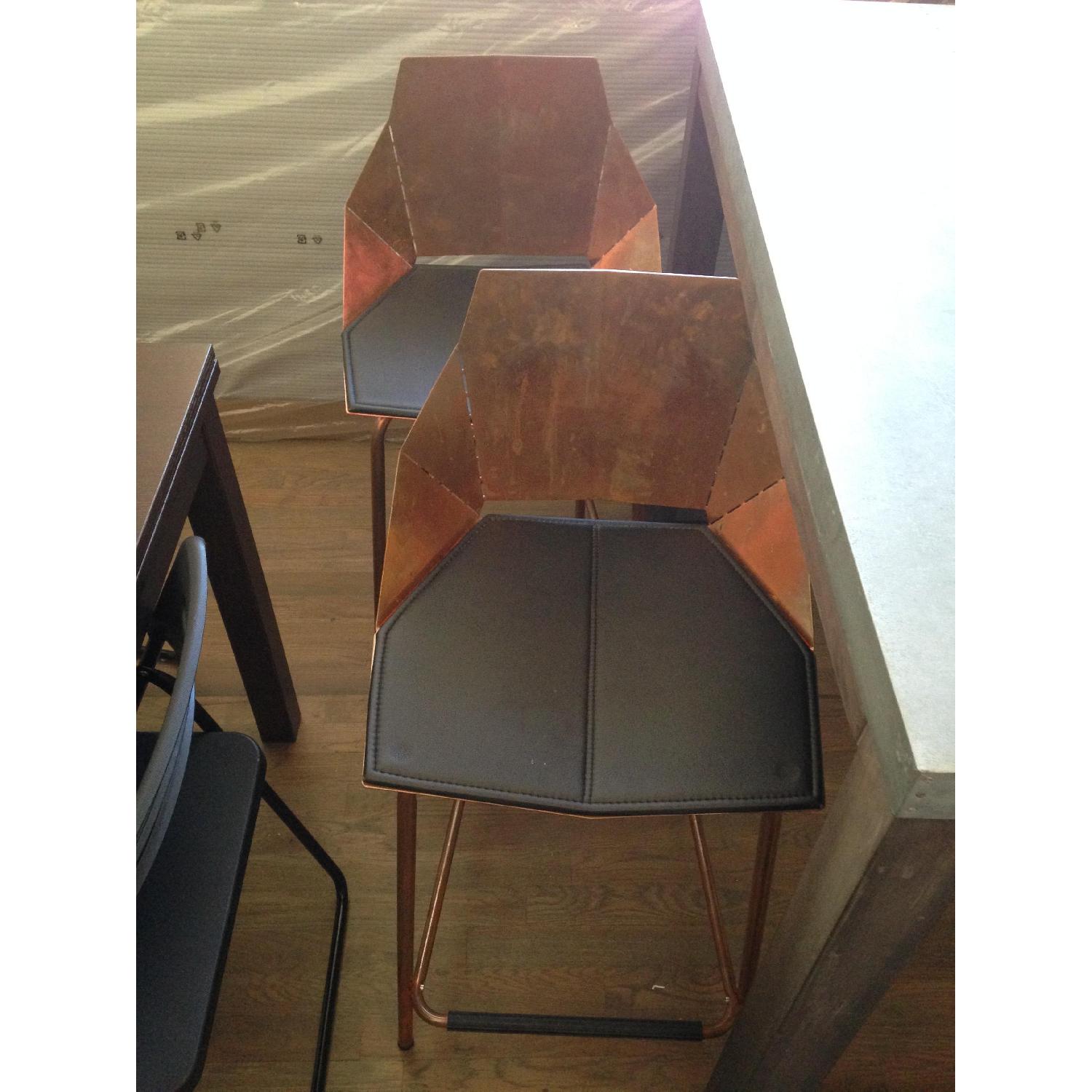 Blu Dot Copper Real Good Chairs W Pad Aptdeco