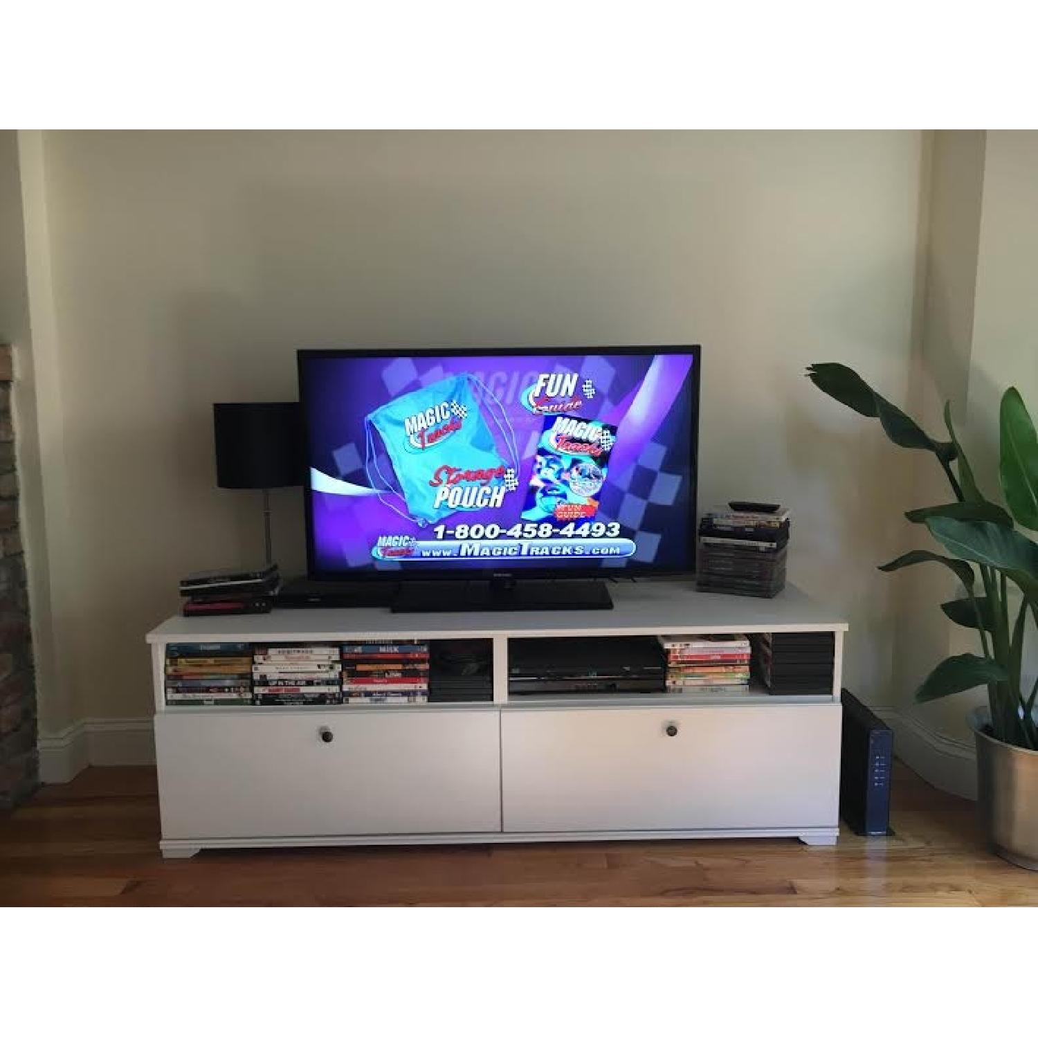 Ikea White TV Stand - image-2