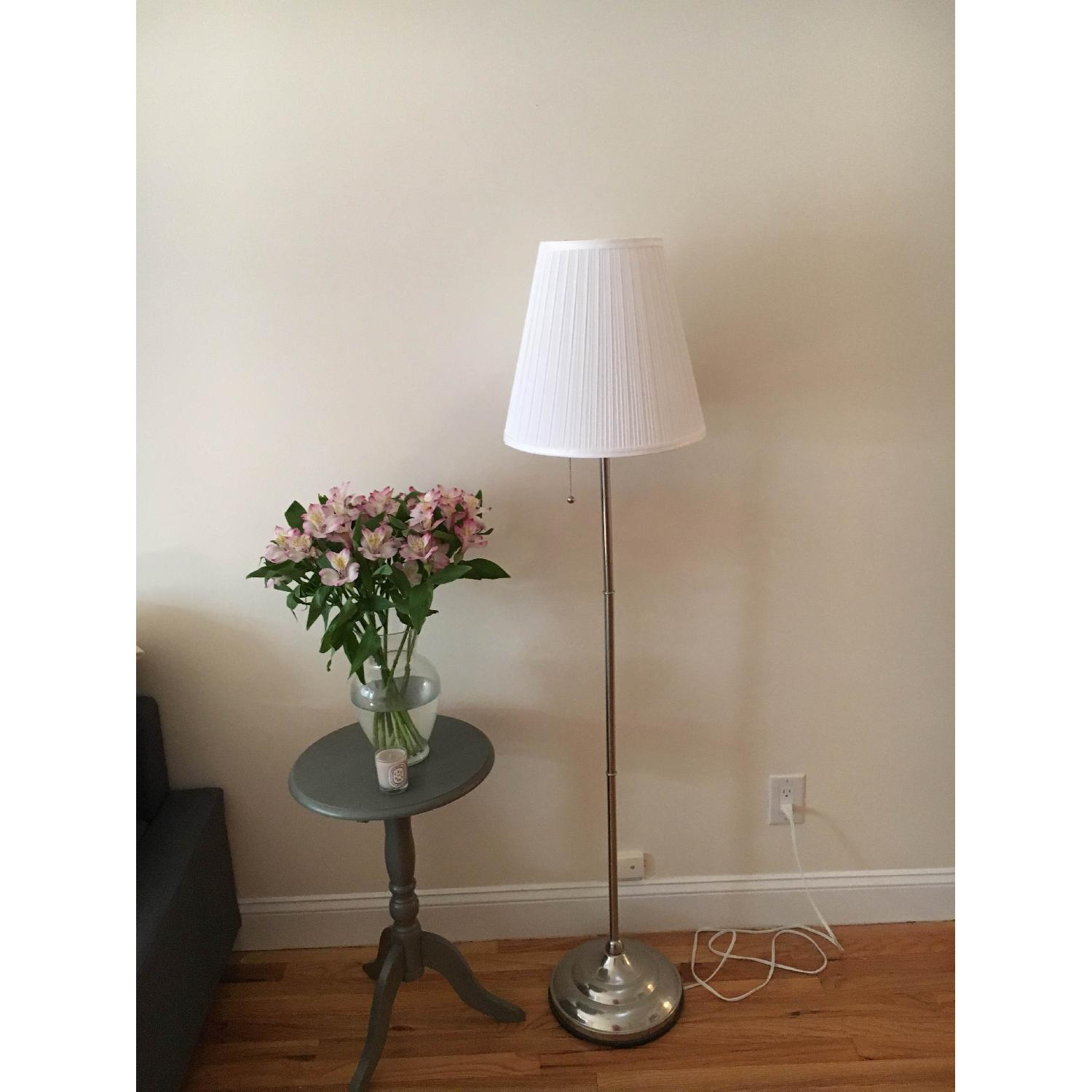 Ikea White Floor Lamp - image-0