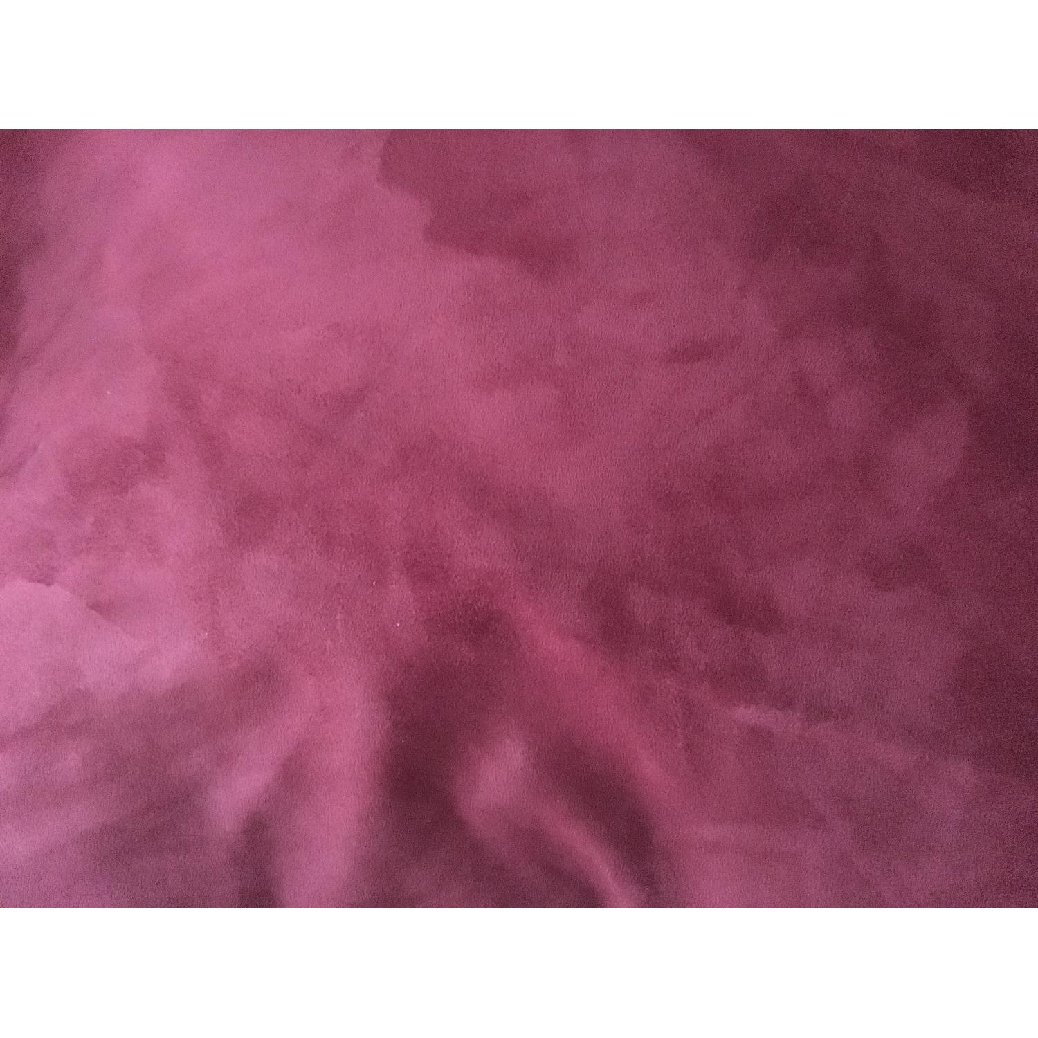 Red Suede Sofa - image-6