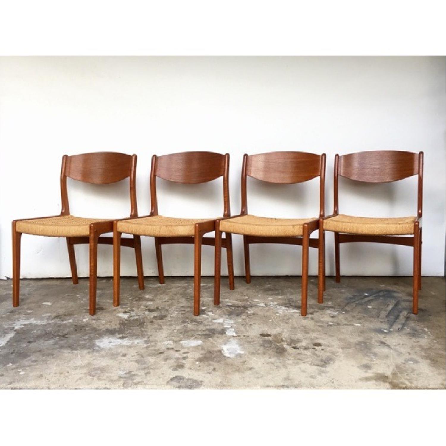 Mid Century Modern Teak Chairs - image-1