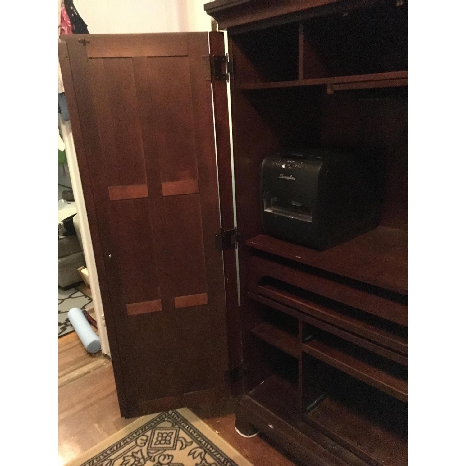 Raymour & Flanigan Urban Crossings Computer Armoire - image-10