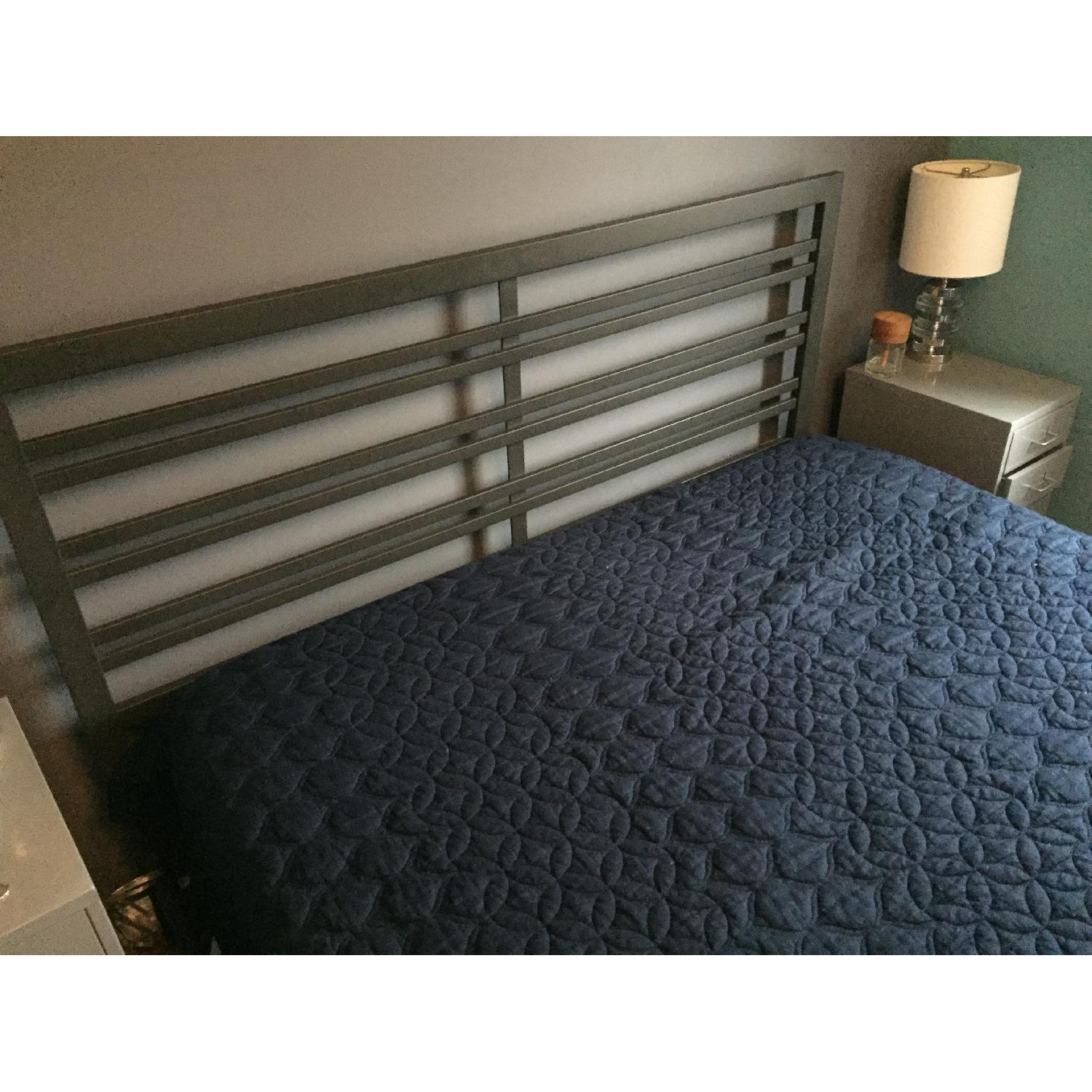 Crate & Barrel Octave Queen Bed Frame - image-4