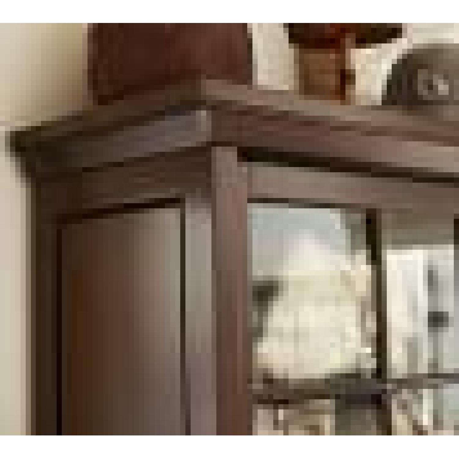 Pottery Barn Garrett Glass Cabinet - image-1