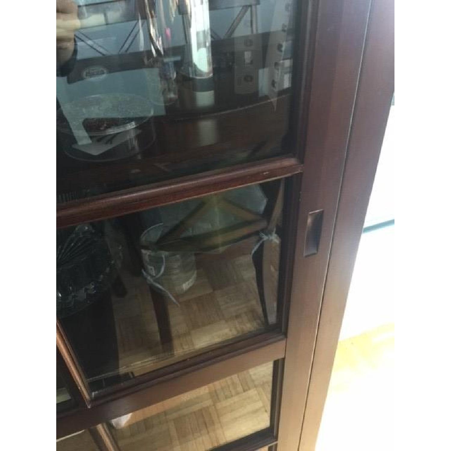 Pottery Barn Garrett Glass Cabinet - image-3