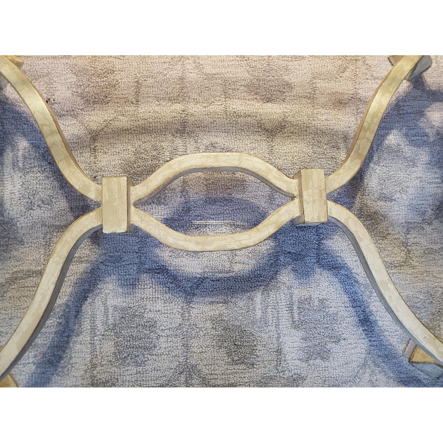 French Country Glass Coffee Table - image-5