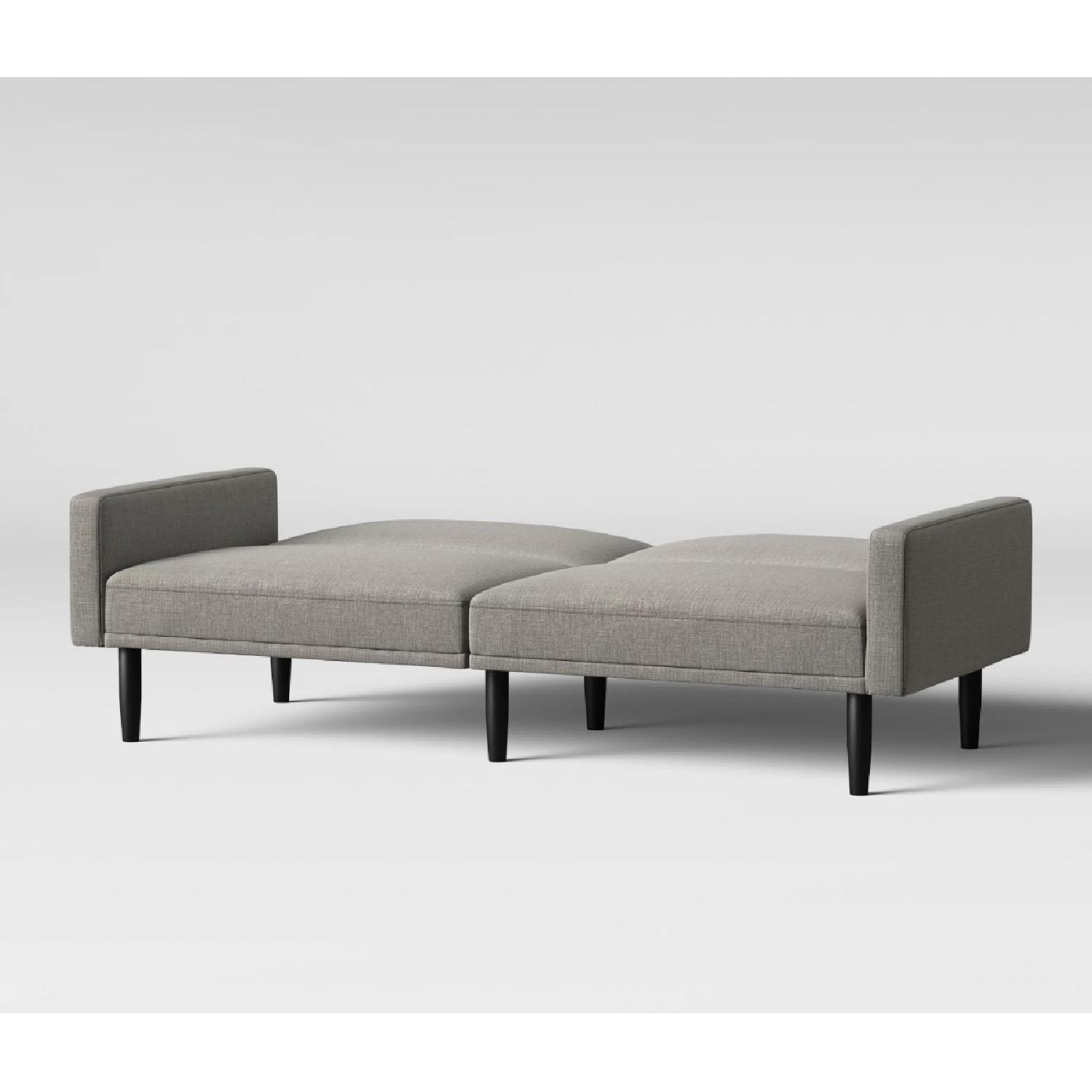 Target Light Gray Futon - image-2