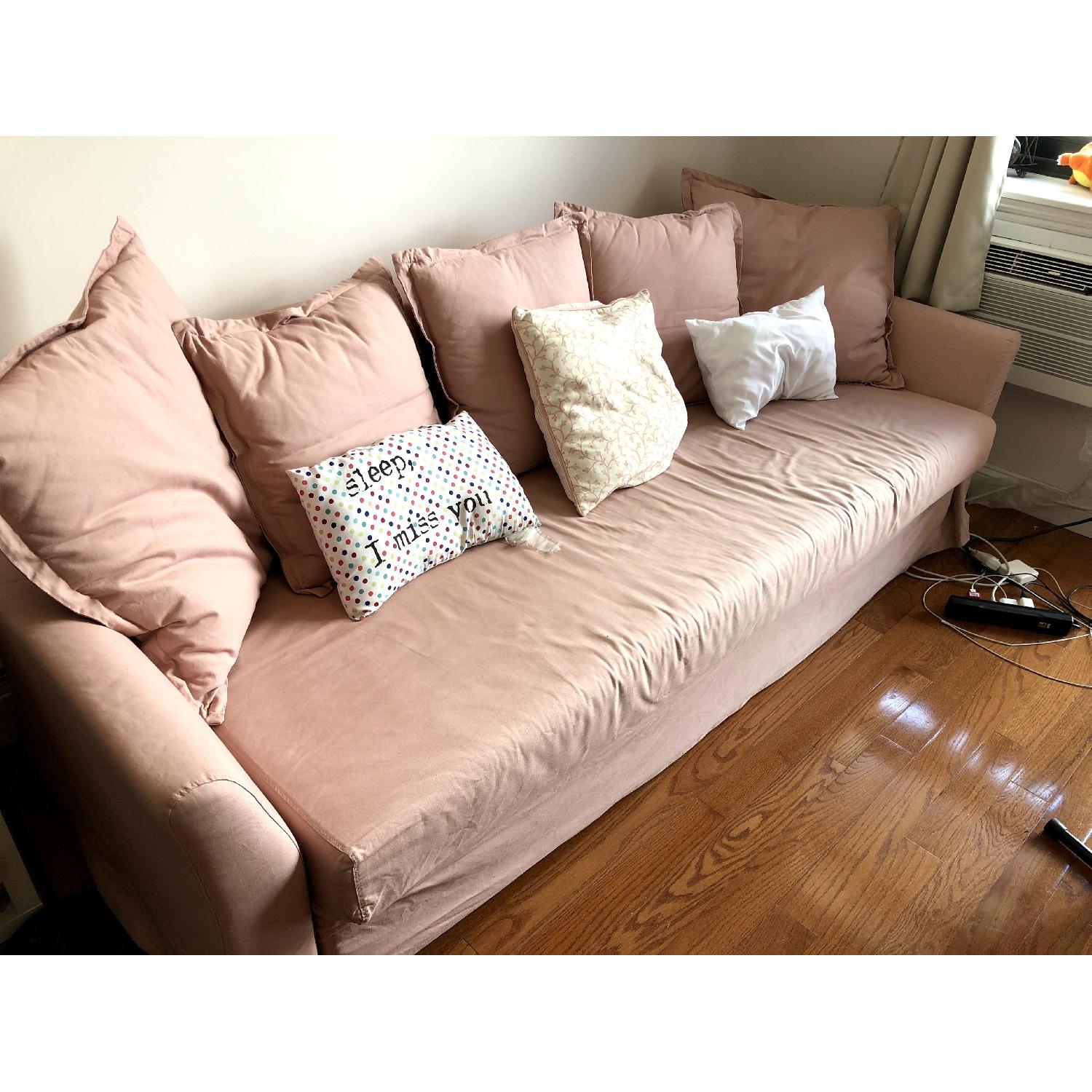 Ikea Holmsund Sleeper Sofa w/ Storage - image-5