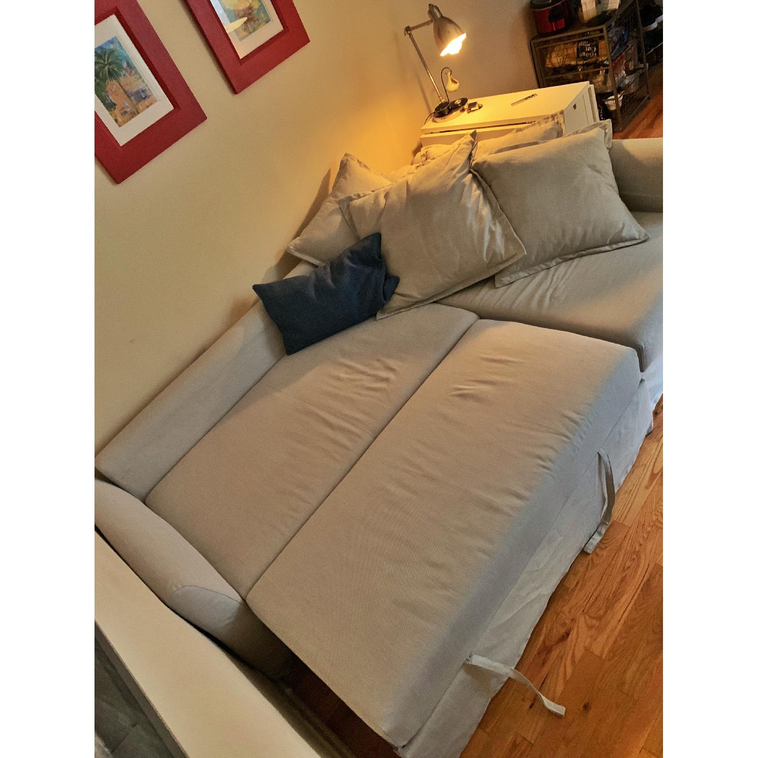 Ikea Sleeper Sectional Sofa w/ Chaise - image-2