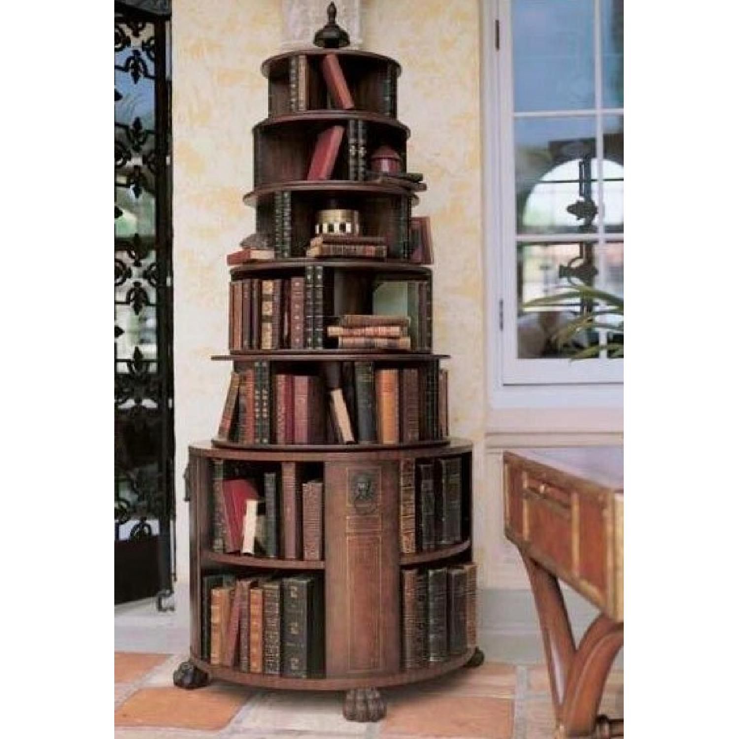 Ernest Hemingway Shakespeare &Company Revolving Bookcase - image-1