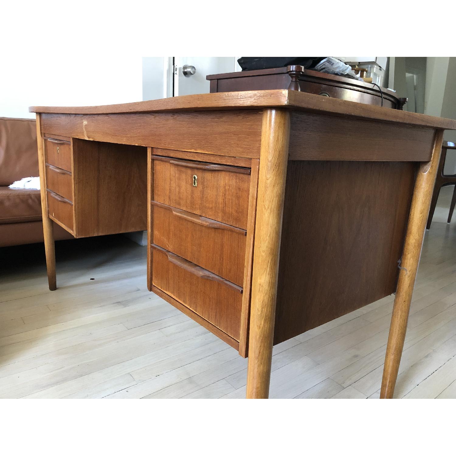 Ejsing Mobelfabrik Danish Teak Desk - image-3