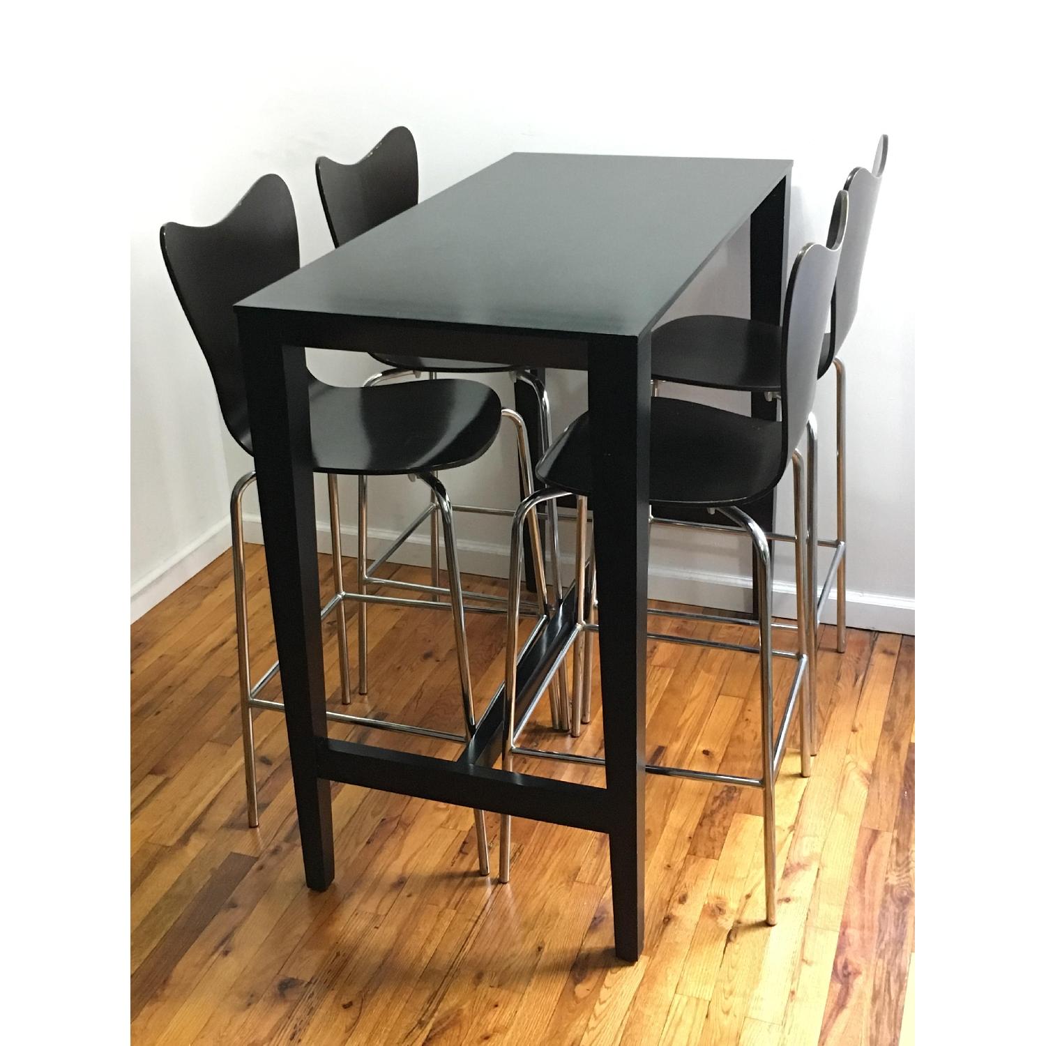 West Elm Scoop Back Bar Stools - image-5