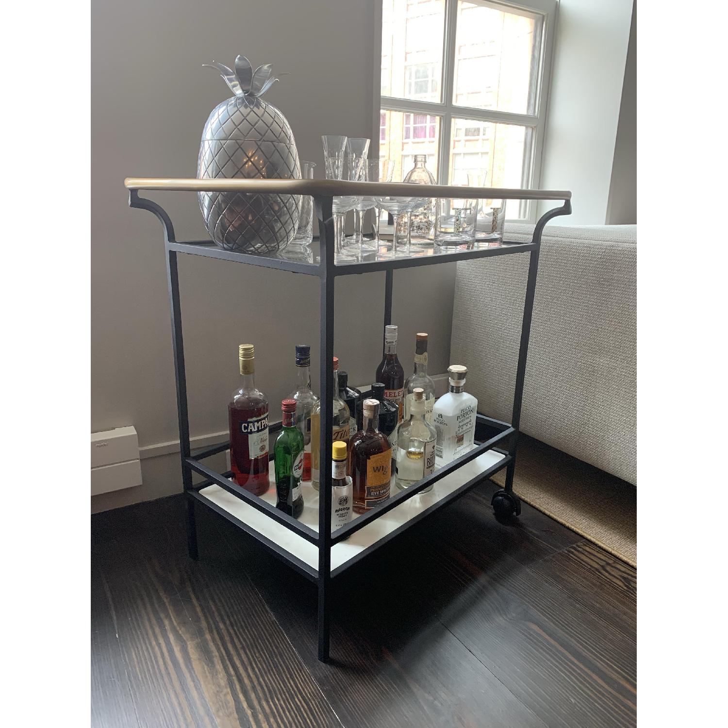 CB2 Cavalier Bar Cart - image-1