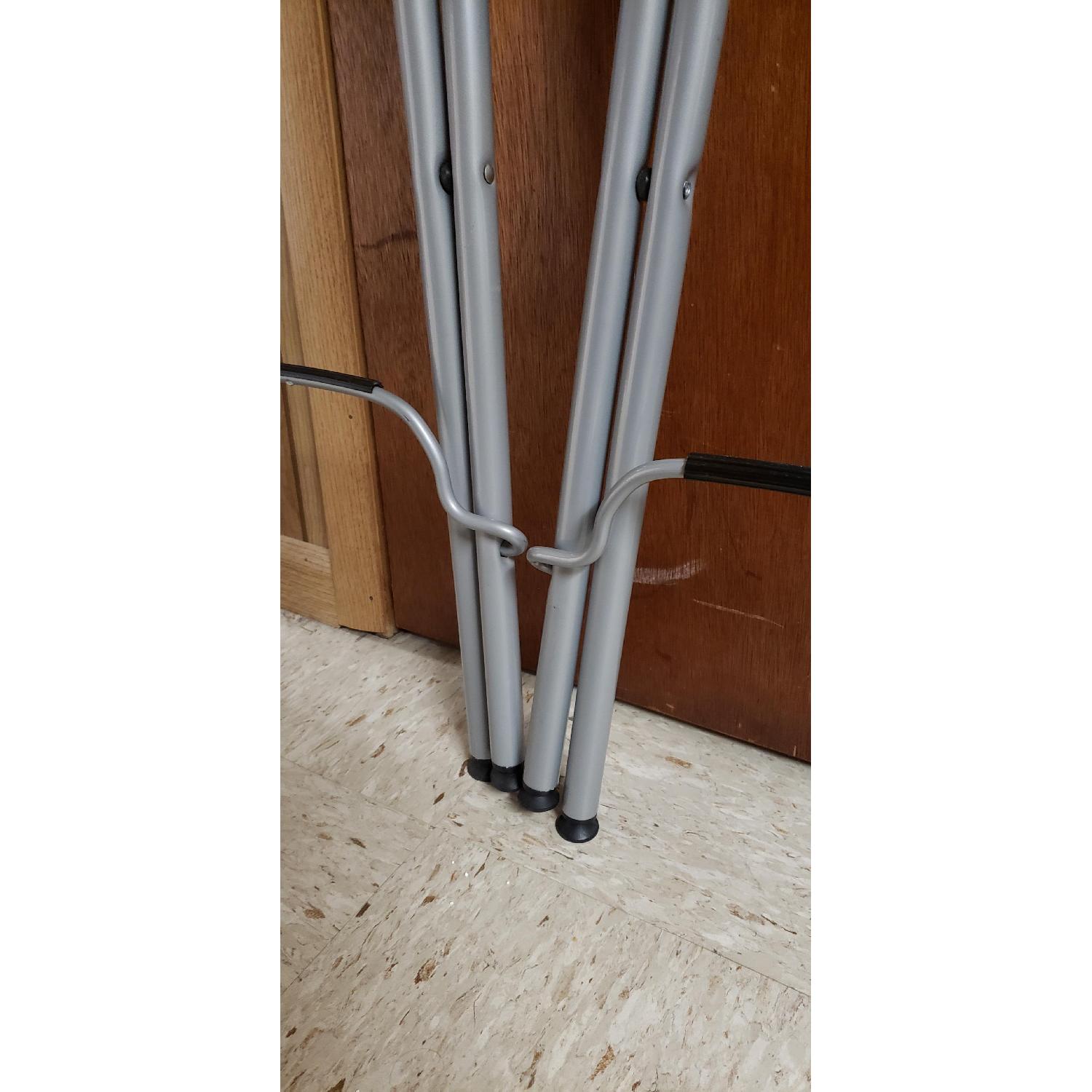 Ikea Wood & Aluminum Foldable Bar Stools - image-17