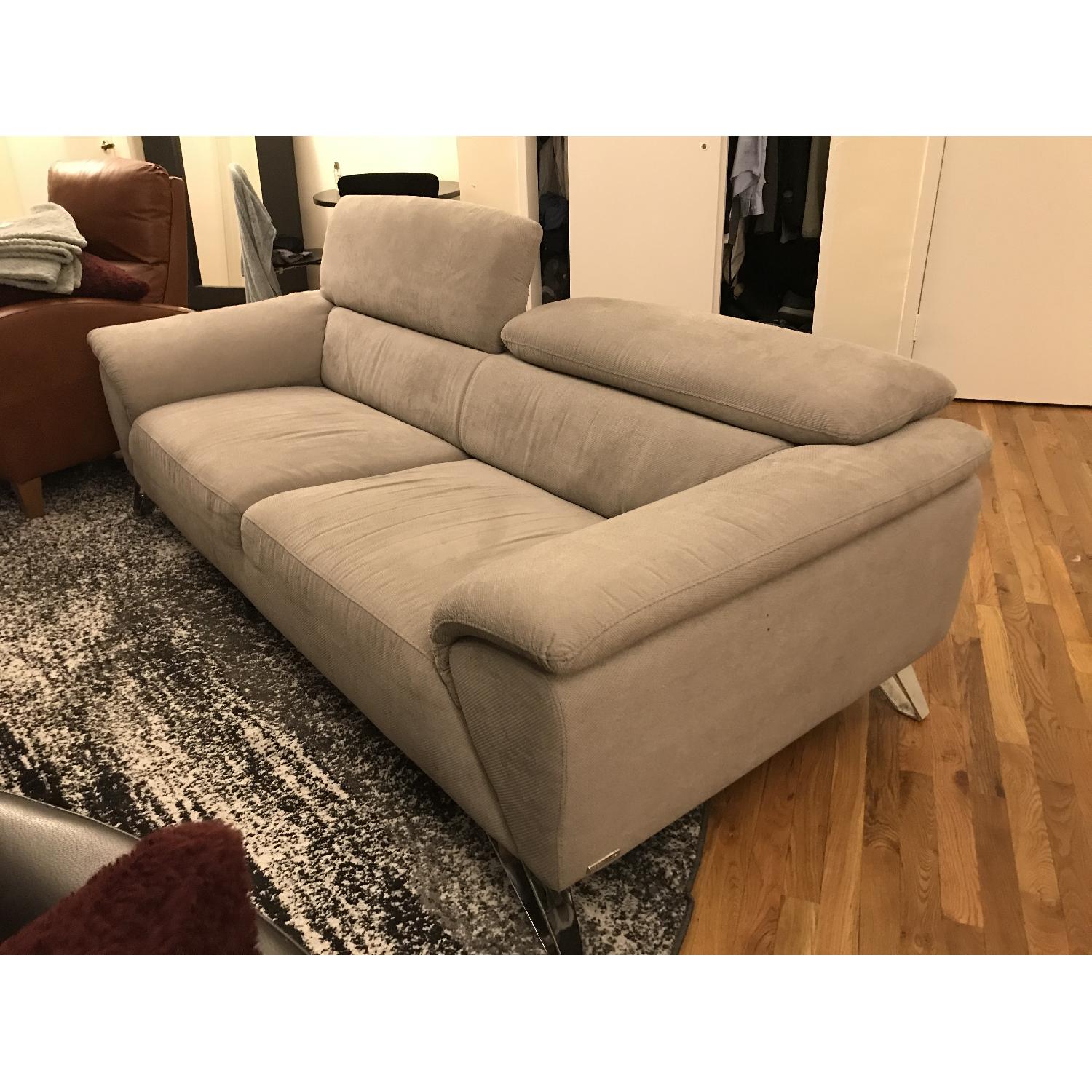 Nicoletti Tesla Two-Seater Sofa in Light Grey - image-1