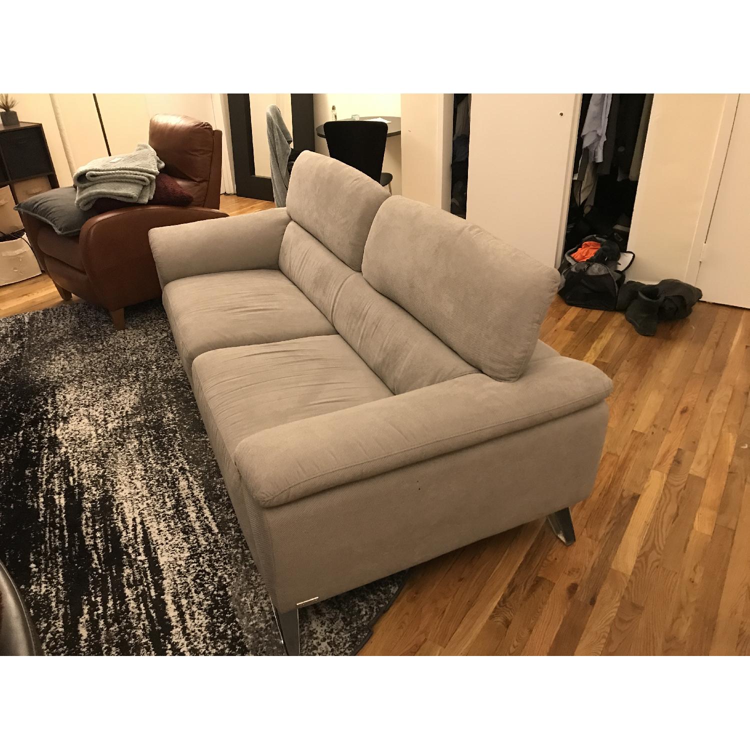 Nicoletti Tesla Two-Seater Sofa in Light Grey - image-3