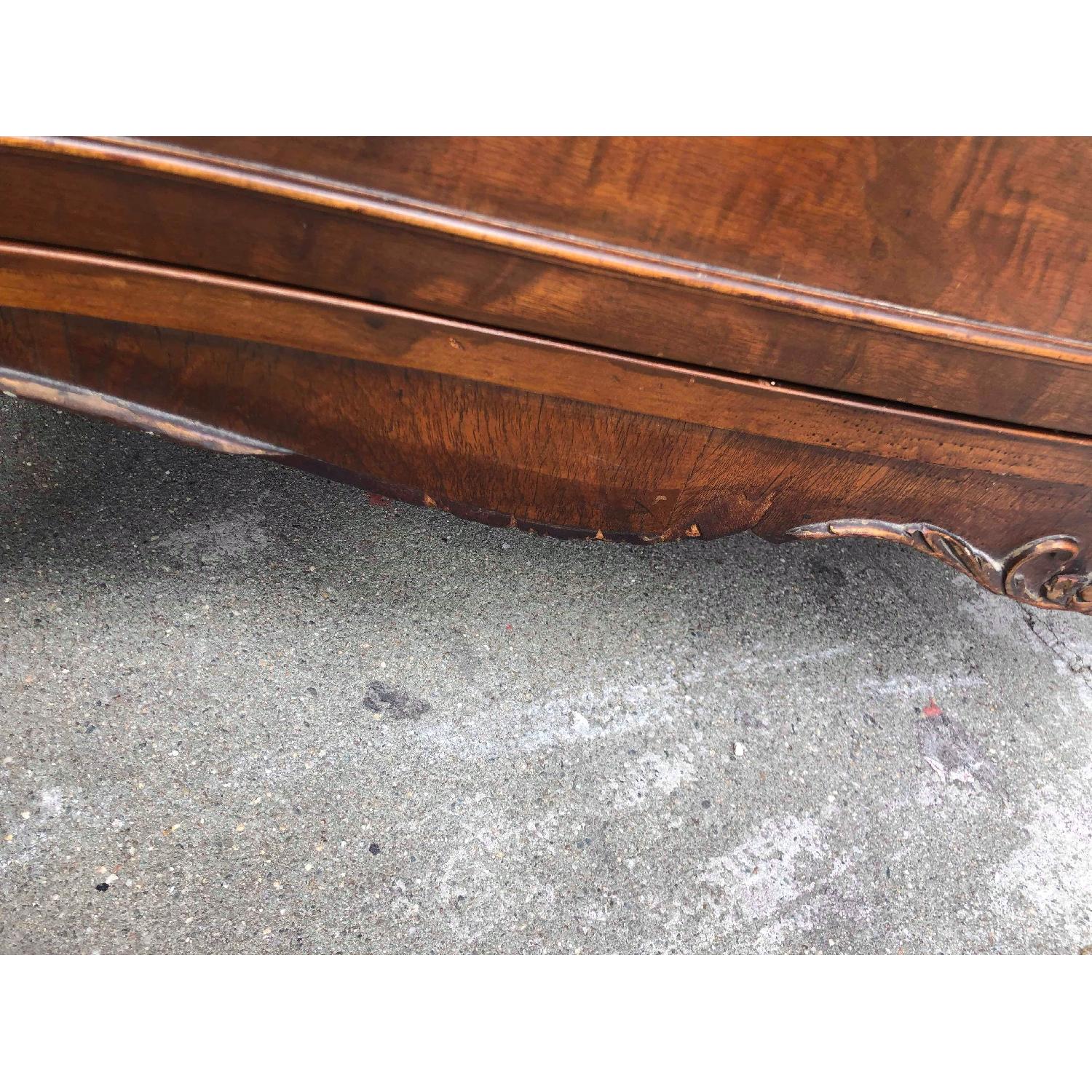 Antique 1930s Solid Wood Dresser w/ Original Handles - image-16