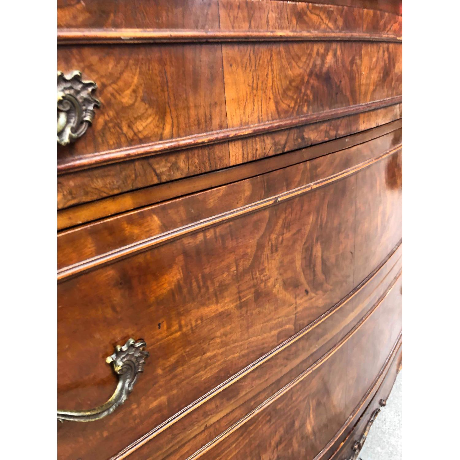 Antique 1930s Solid Wood Dresser w/ Original Handles - image-18