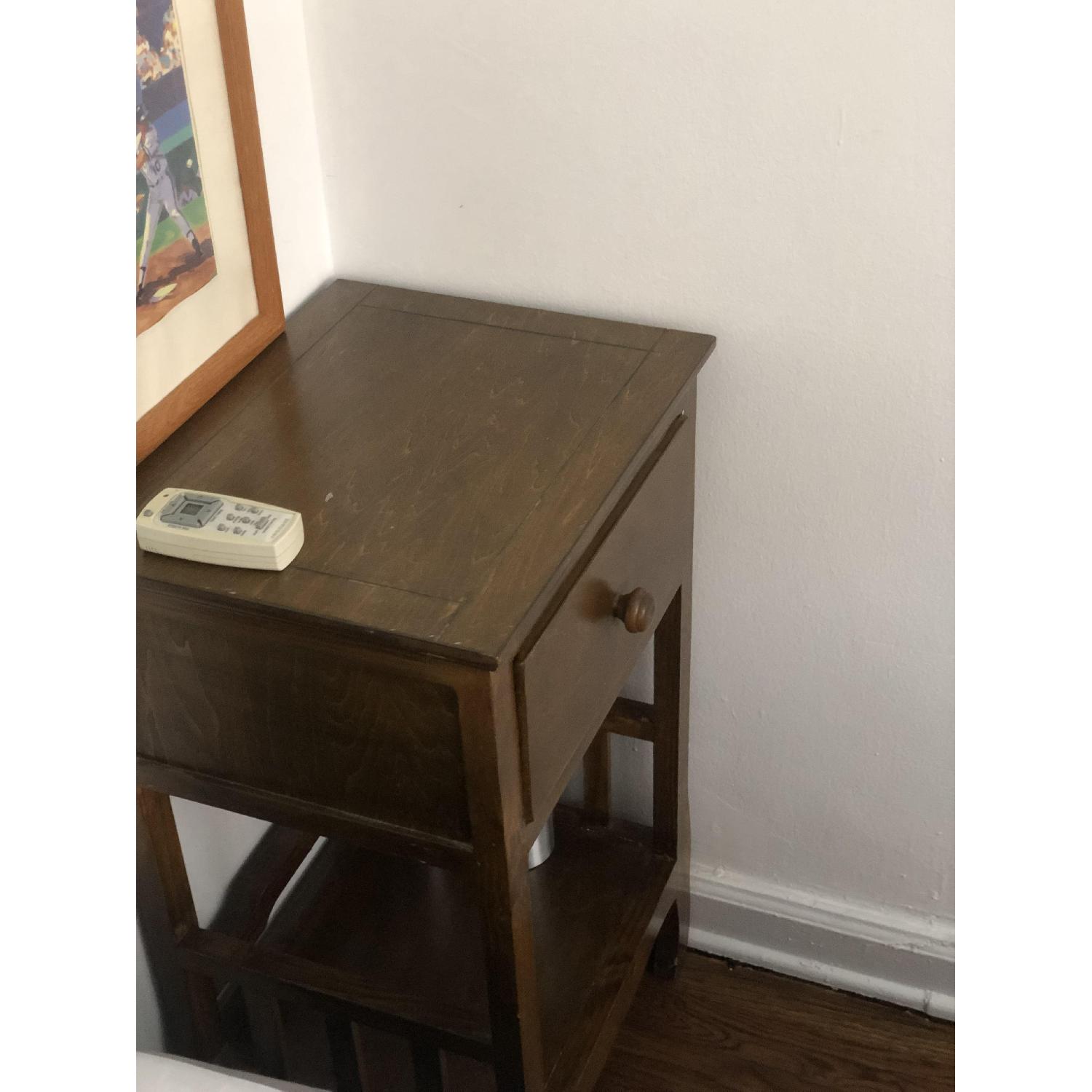 HomeGoods Solid Wood Nightstand - image-2