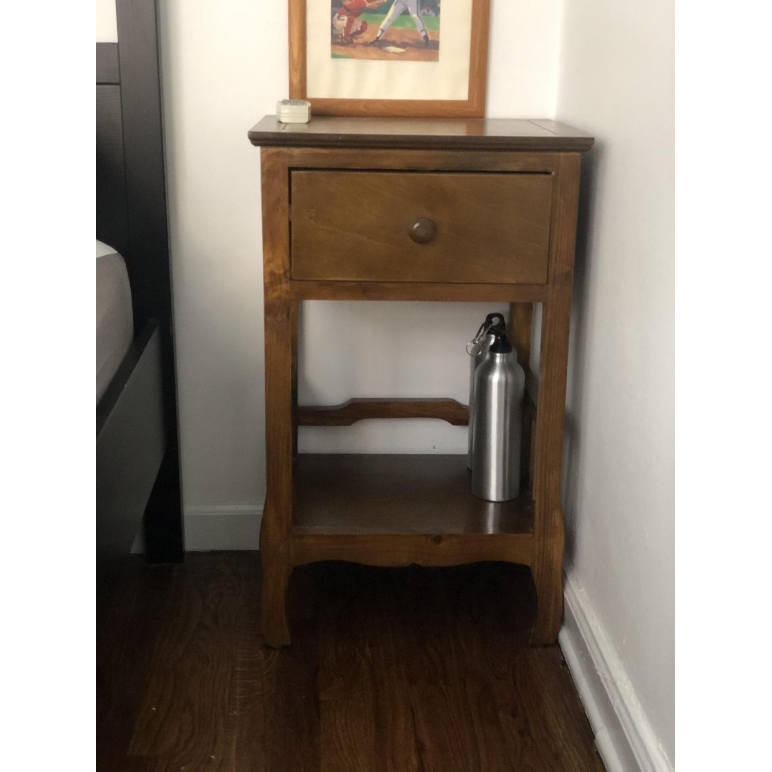 HomeGoods Solid Wood Nightstand - image-3