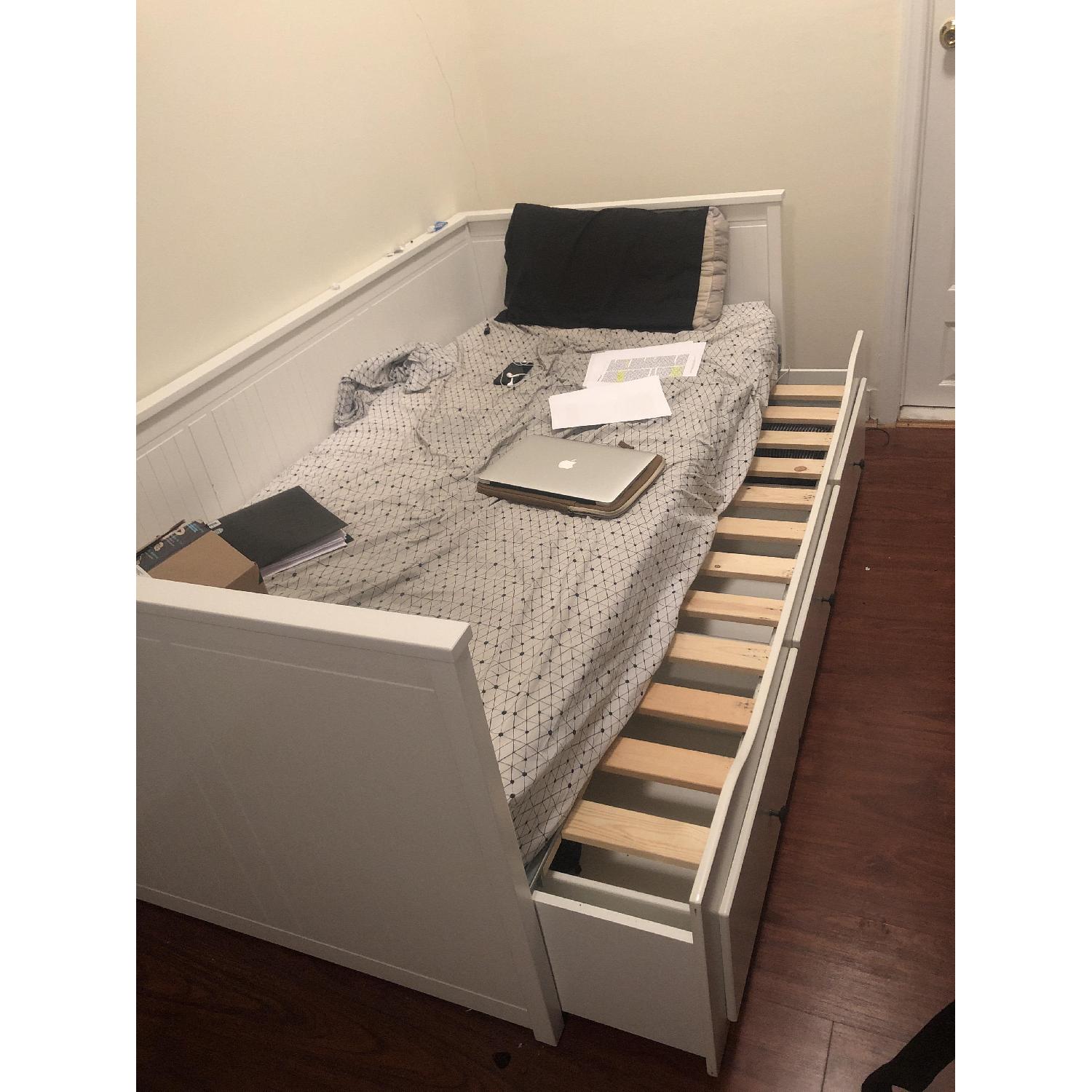 Ikea Hemnes DayBed w/ Storage Drawers AptDeco