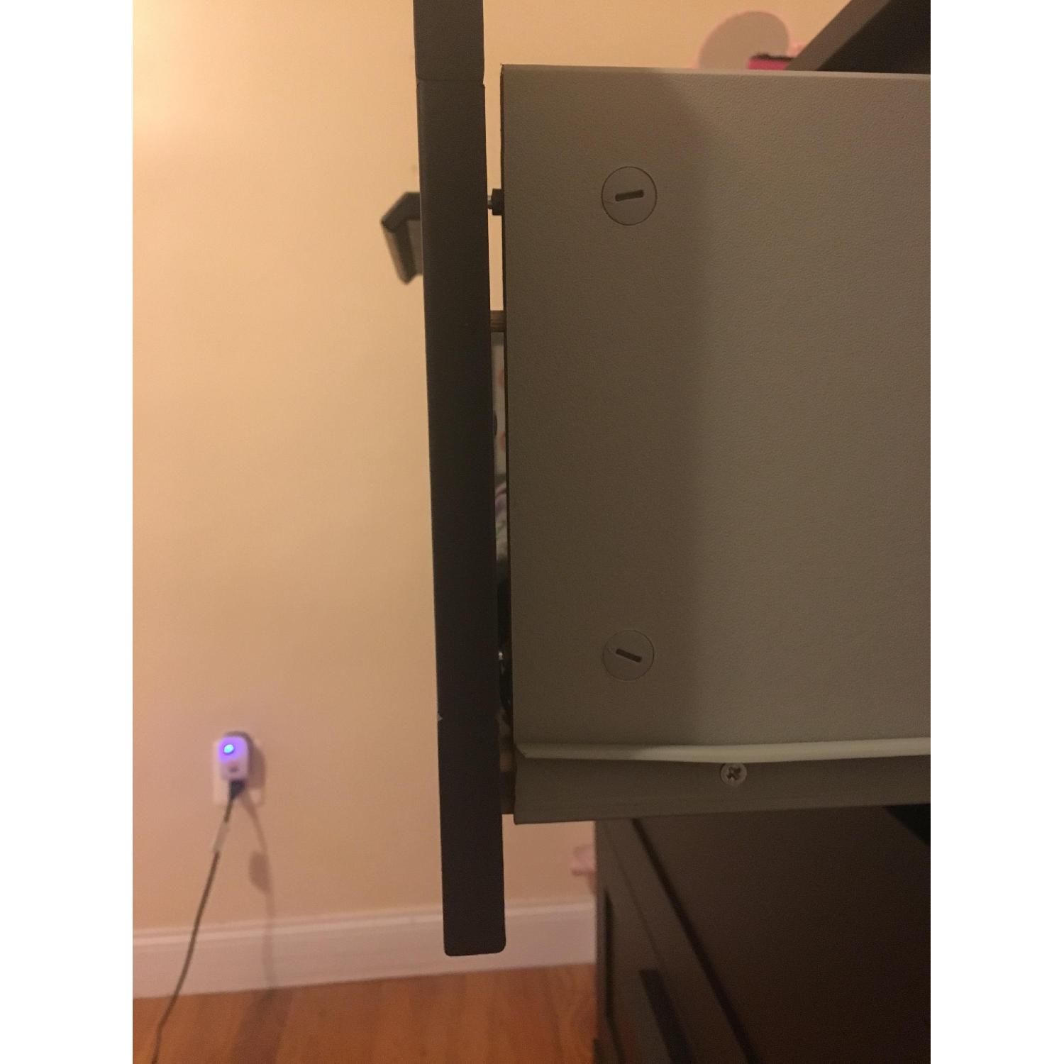 Ikea Brimnes 4 Drawer Black Frosted Glass Dresser - image-3