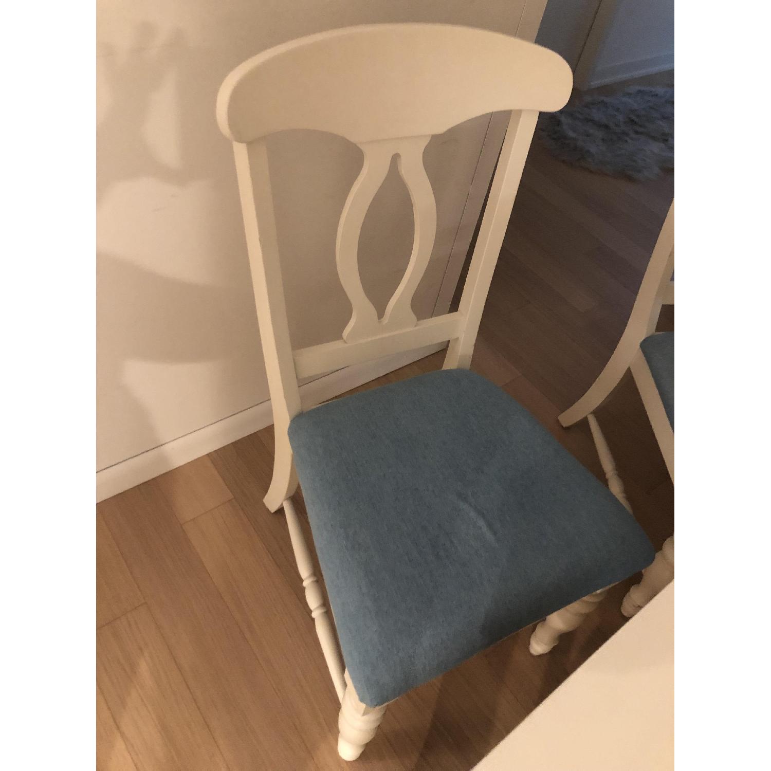 Broyhill Off-White/White Dining Table w/ 6 Chairs - image-3