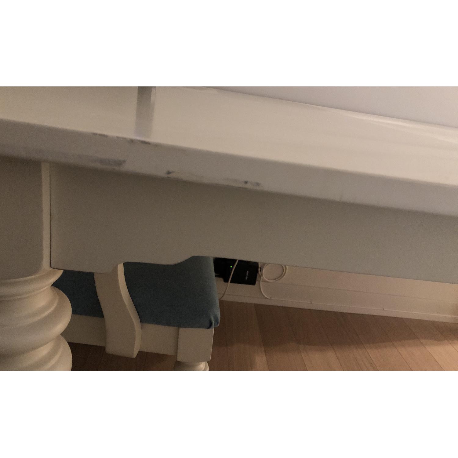 Broyhill Off-White/White Dining Table w/ 6 Chairs - image-4