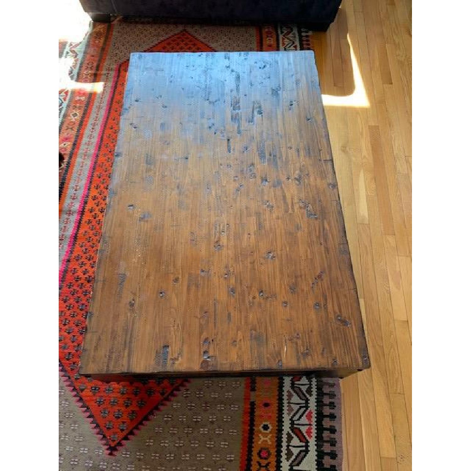 Ashley Industrial Style Coffee Table on Wheels - image-3