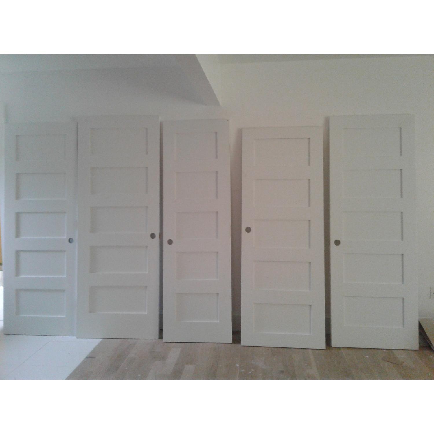 White Wood Doors - AptDeco