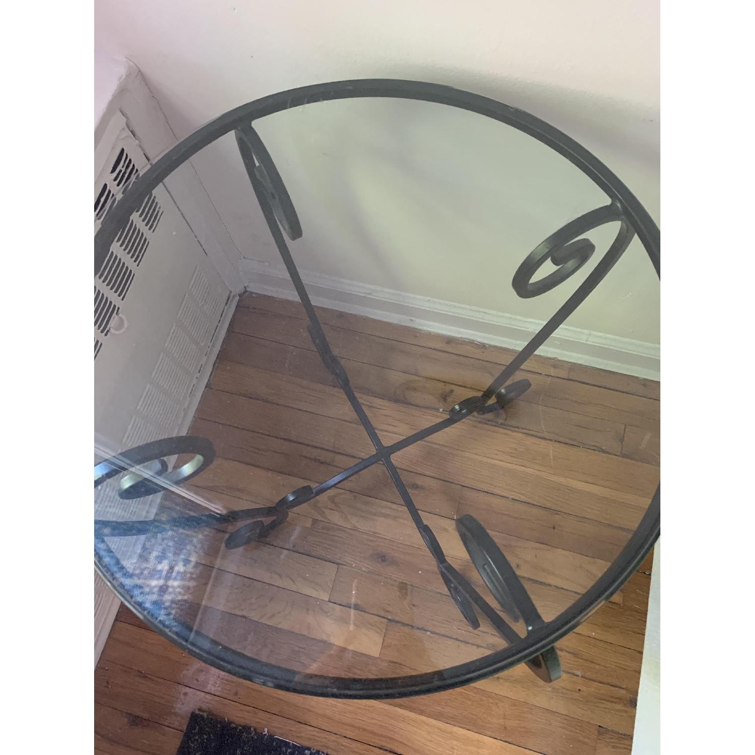 Pier 1 Scroll Wrought Iron Side Table - image-4