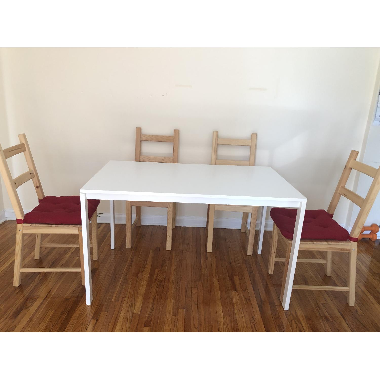 Ikea Dining Table w/ 4 Chairs AptDeco