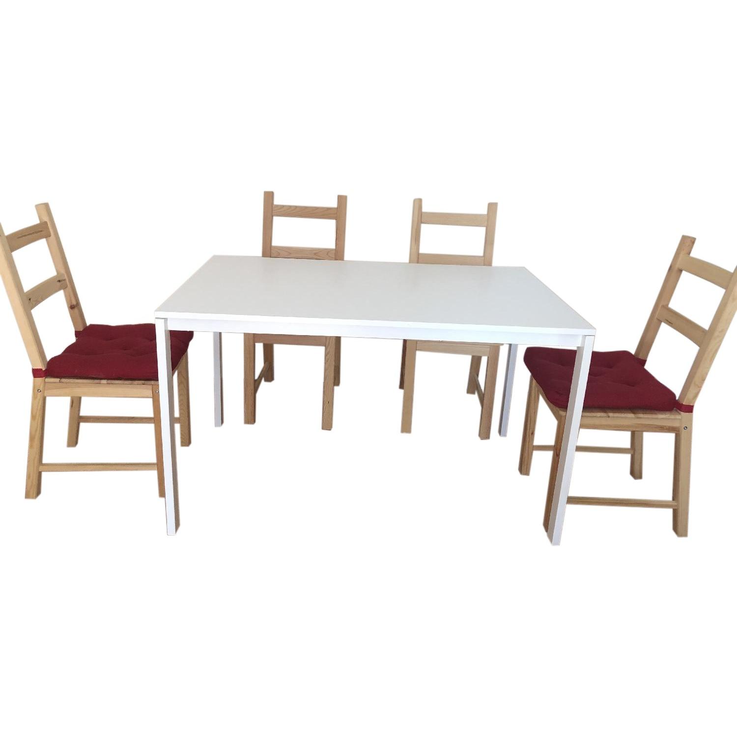 Ikea Dining Table w/ 4 Chairs AptDeco