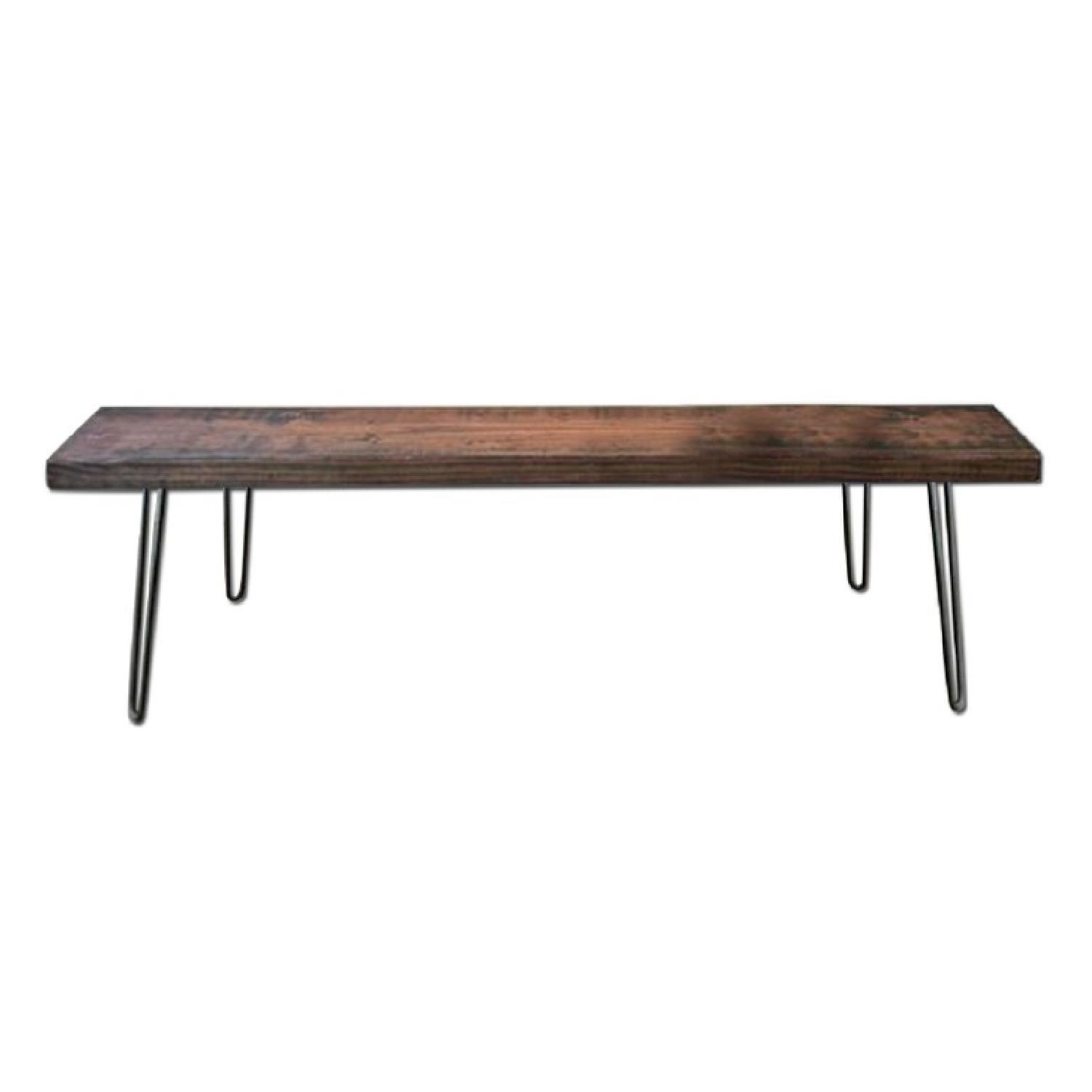 Reclaimed Wood Bench/Coffee Table AptDeco