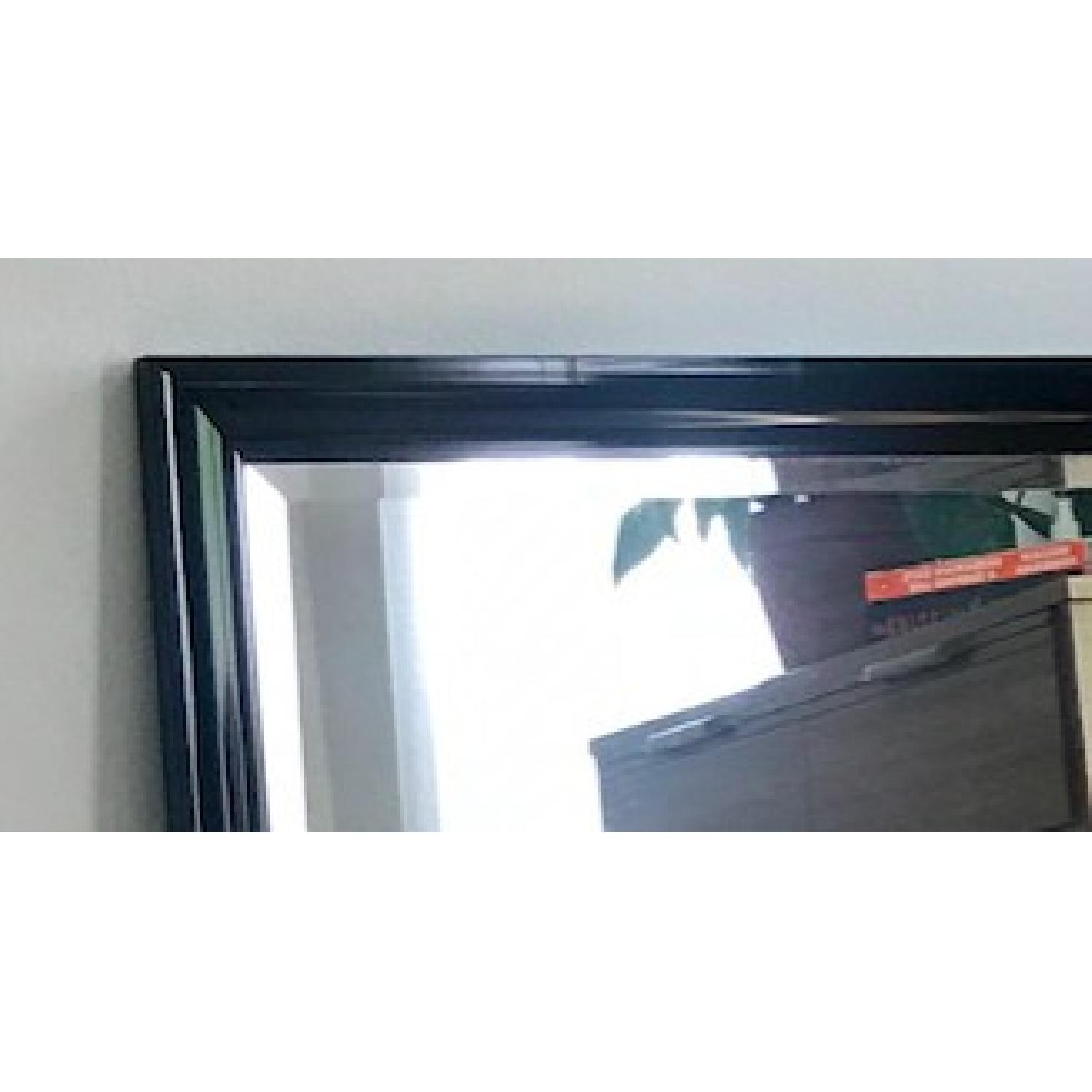 West Elm Black Gloss Lacquer Mirror - image-2