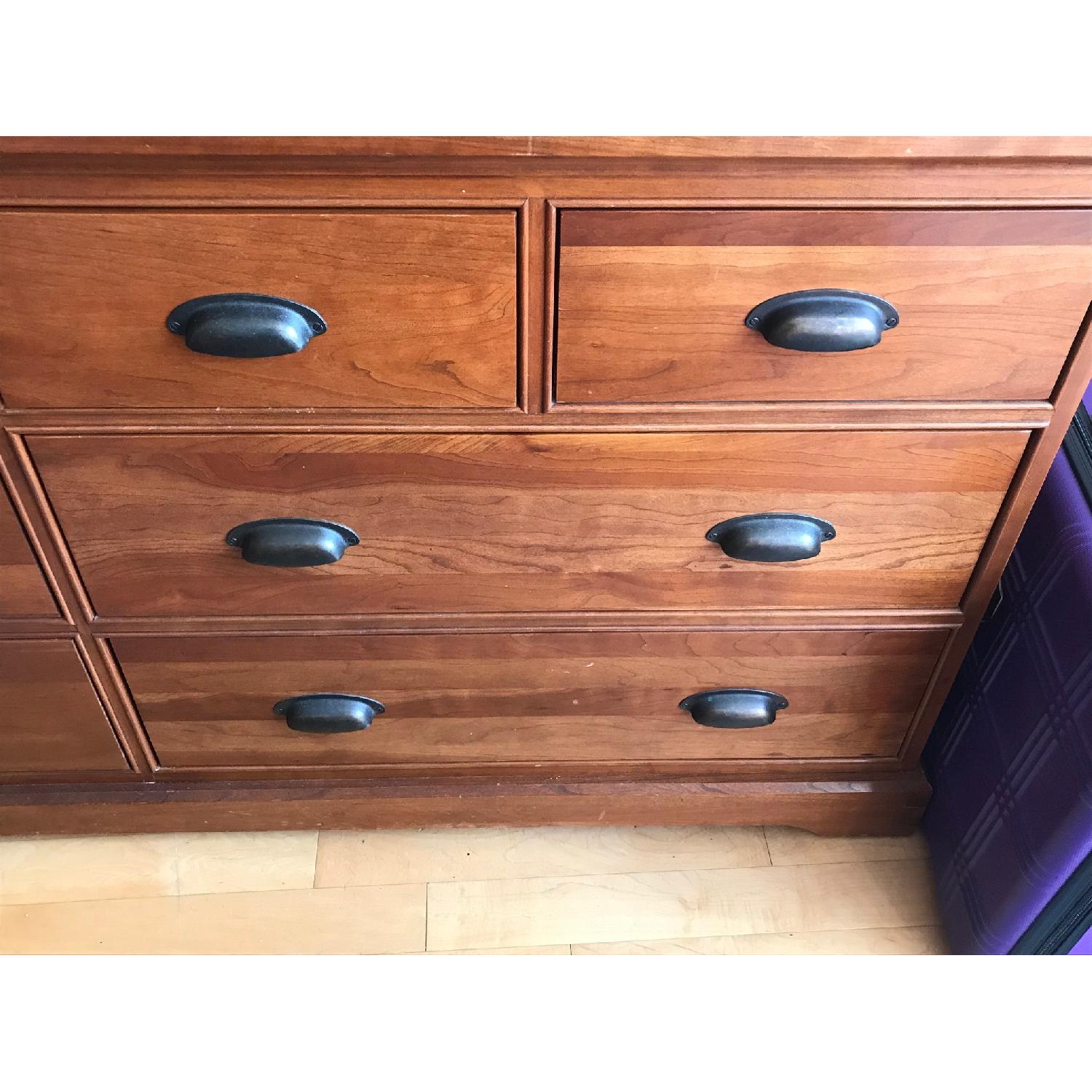 Restoration Hardware Cherry Wood 8 Drawer Dresser - image-2