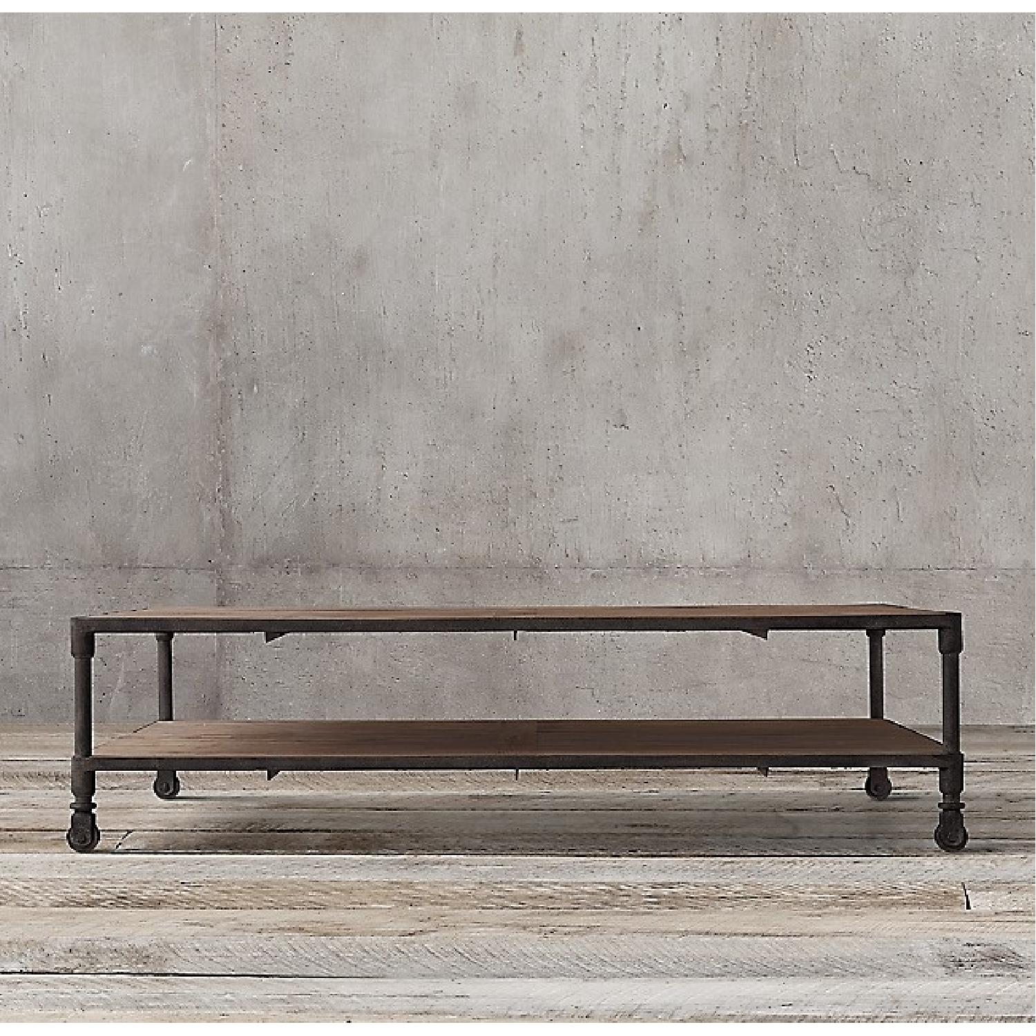 Restoration Hardware Dutch Industrial Coffee Table - image-1
