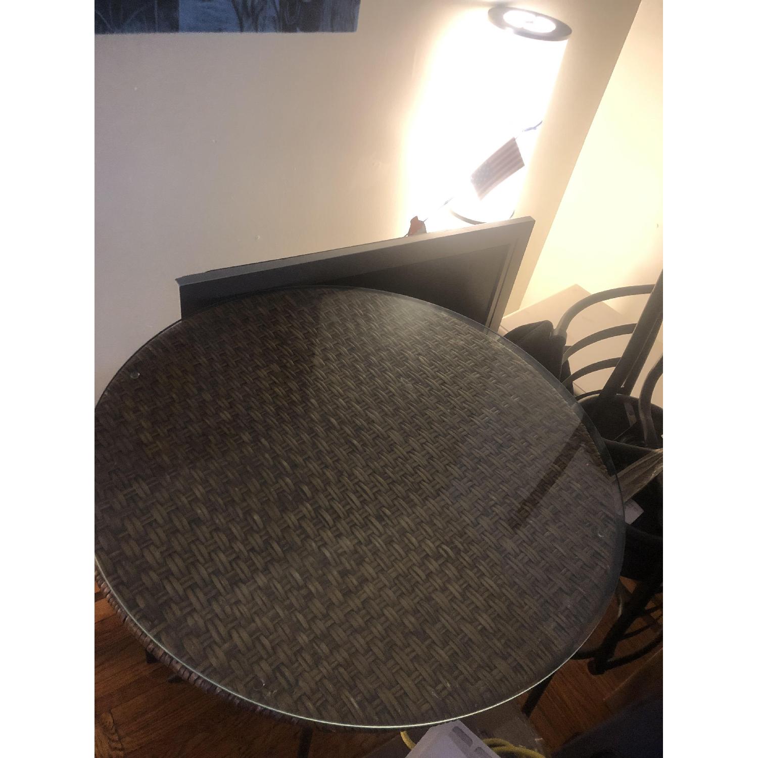 Glass Top High Bistro Table - image-2