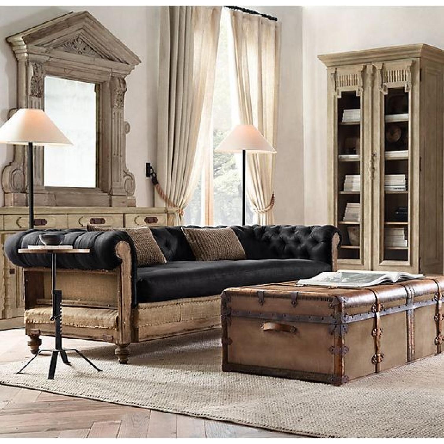 Restoration Hardware French Steamer Trunk Coffee Table AptDeco