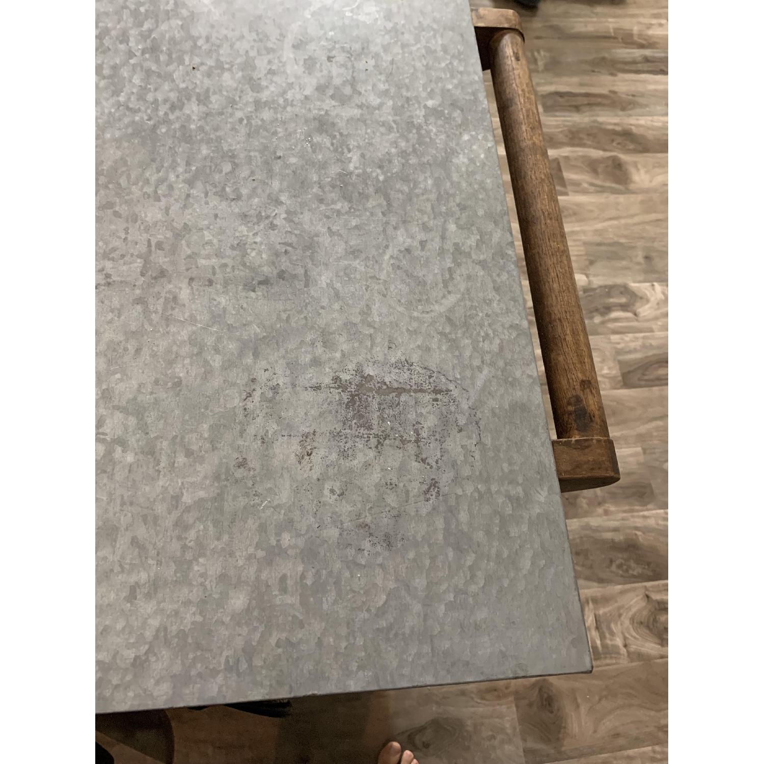 Nadeau Furniture Metal & Wood Kitchen Island - image-1