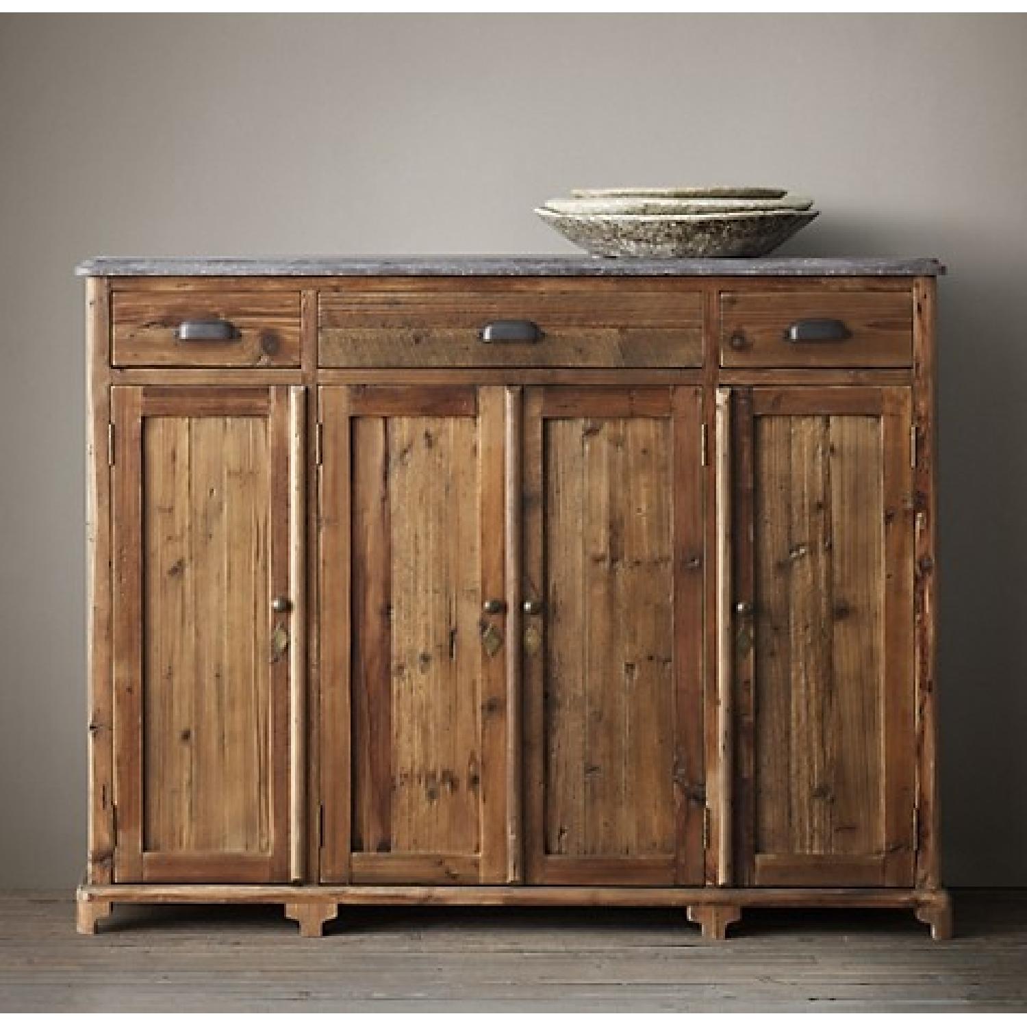 Restoration Hardware Victorian Bluestone Wood Sideboard - image-3