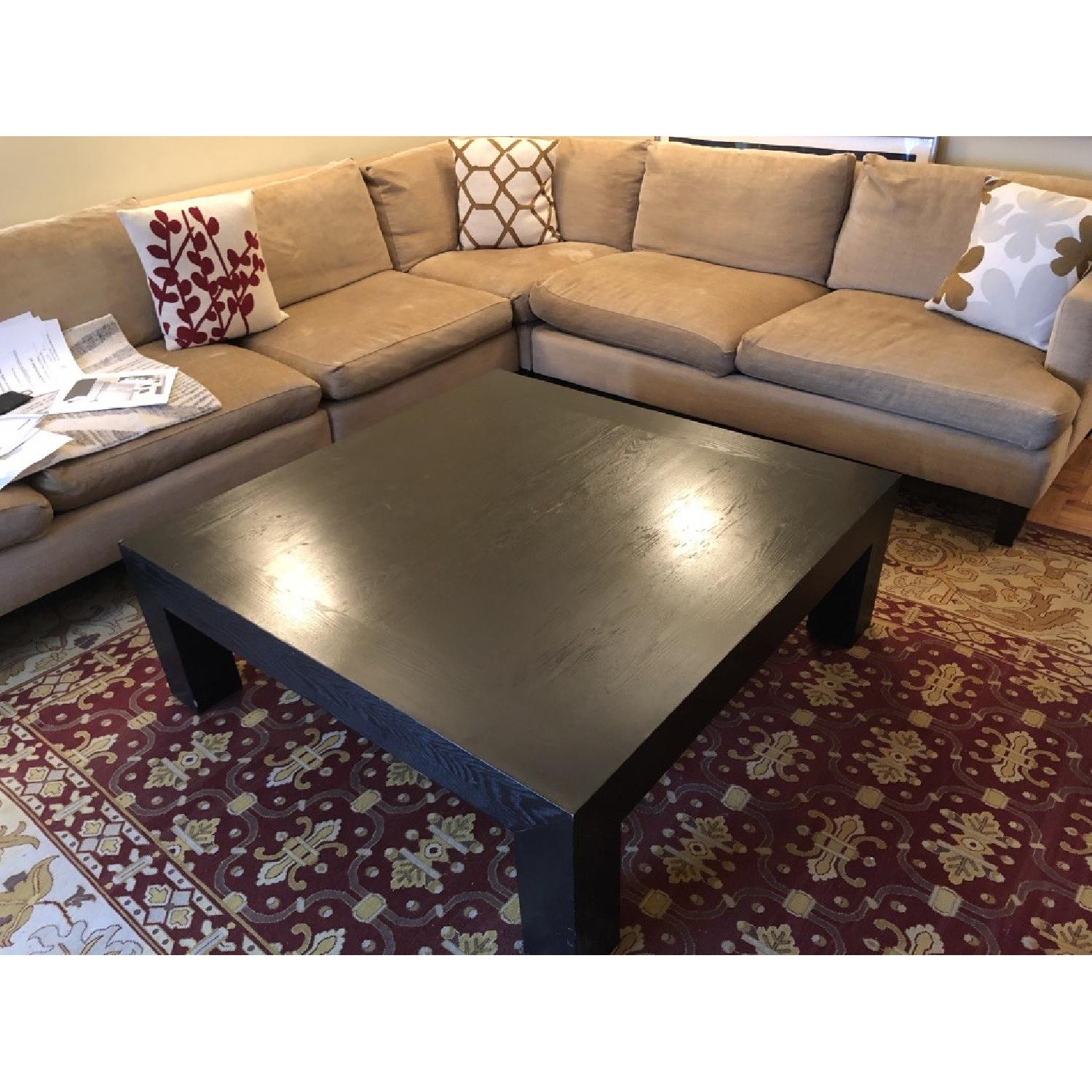 Modern Minimalist Style Coffee Table in Espresso Finish - image-1