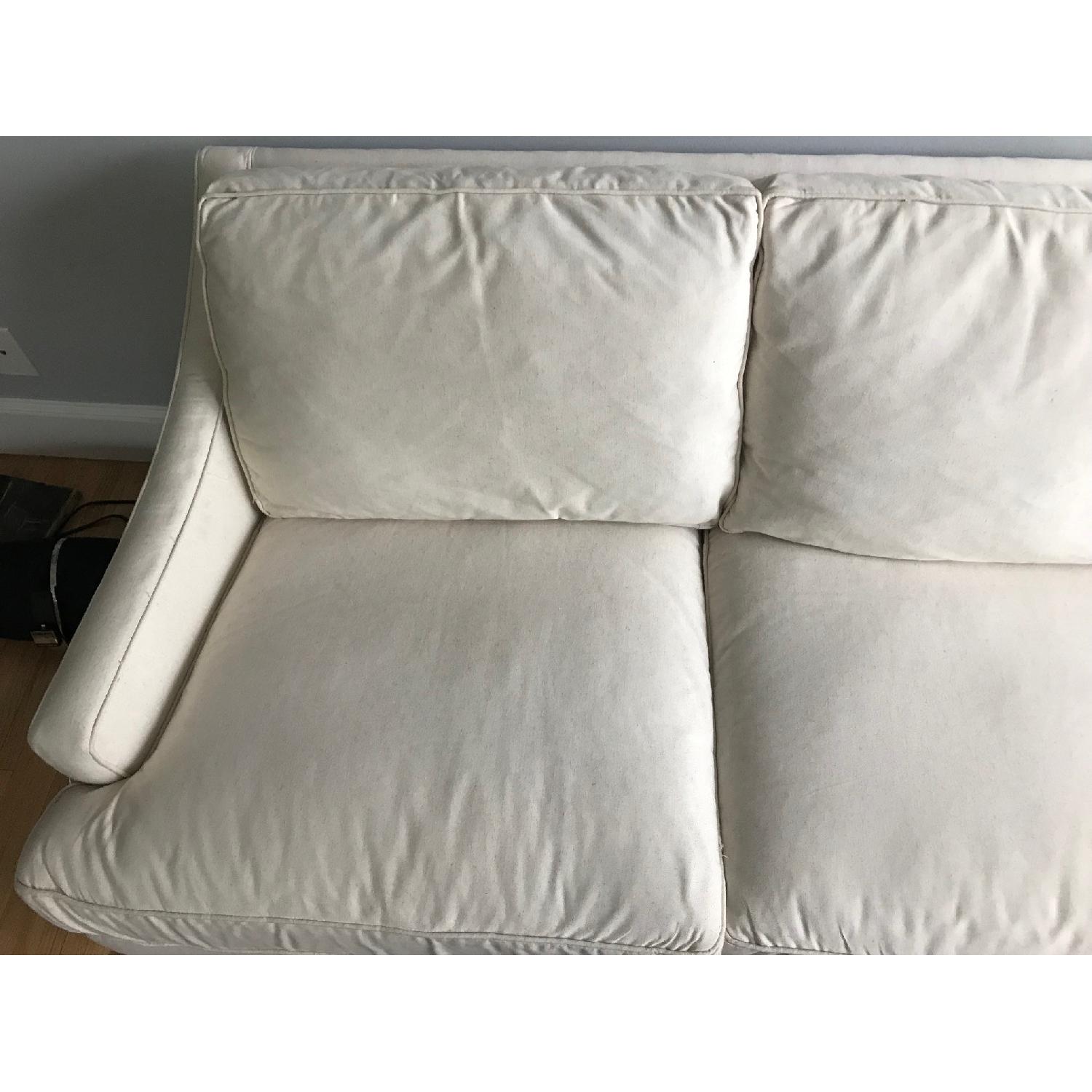 Pottery Barn Landon Sofa in Natural Linen - image-3