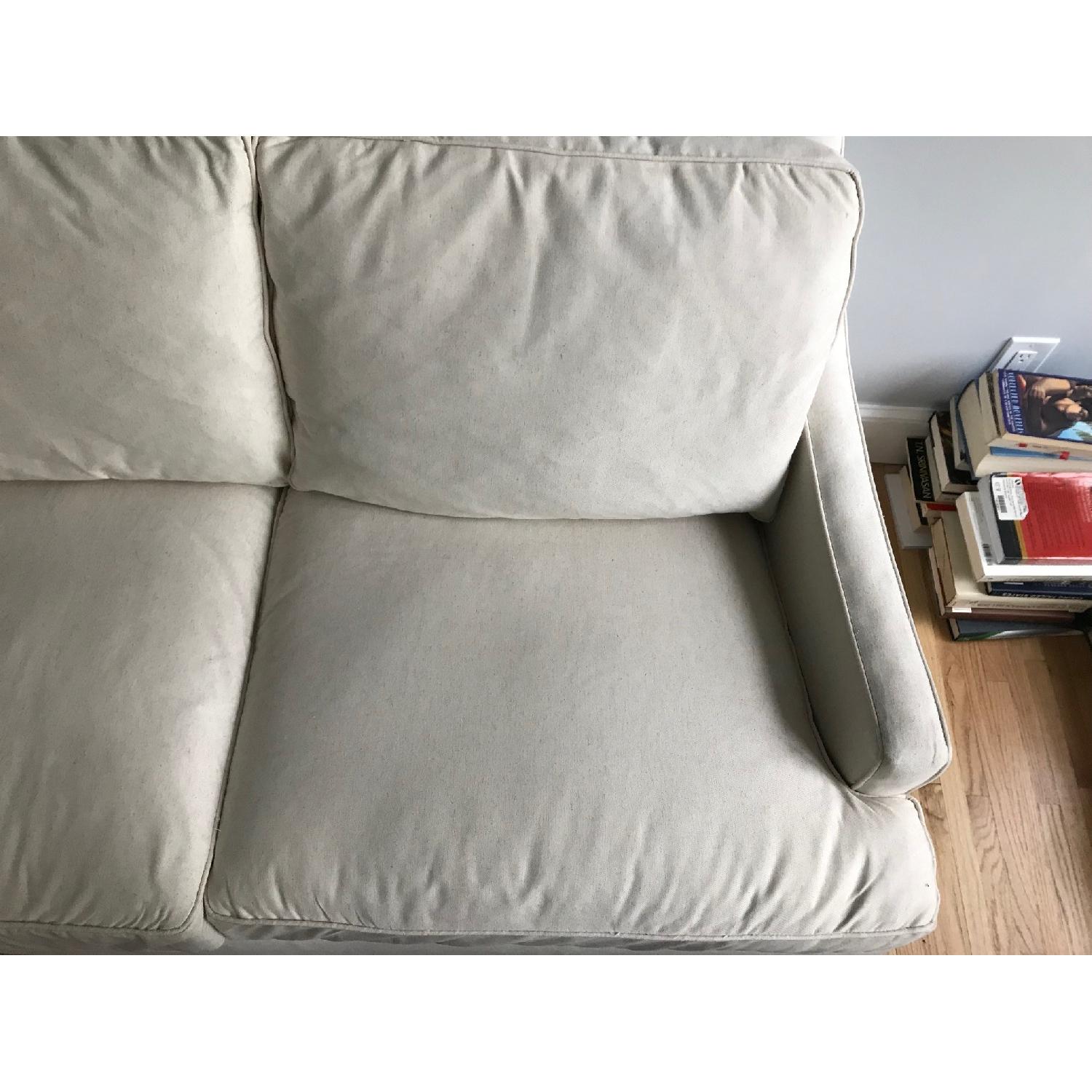 Pottery Barn Landon Sofa in Natural Linen - image-4