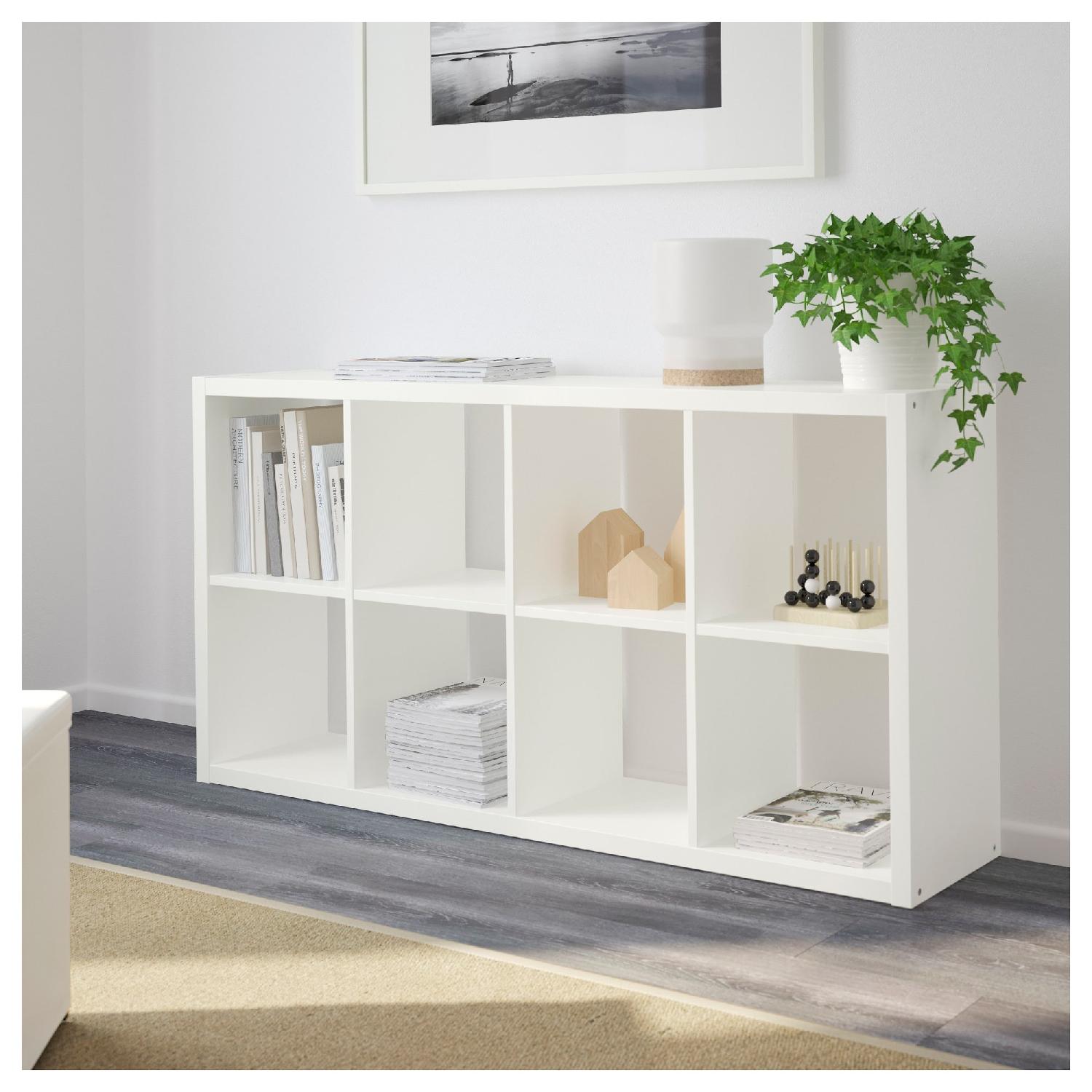 Ikea Flysta White Shelving Unit - image-1