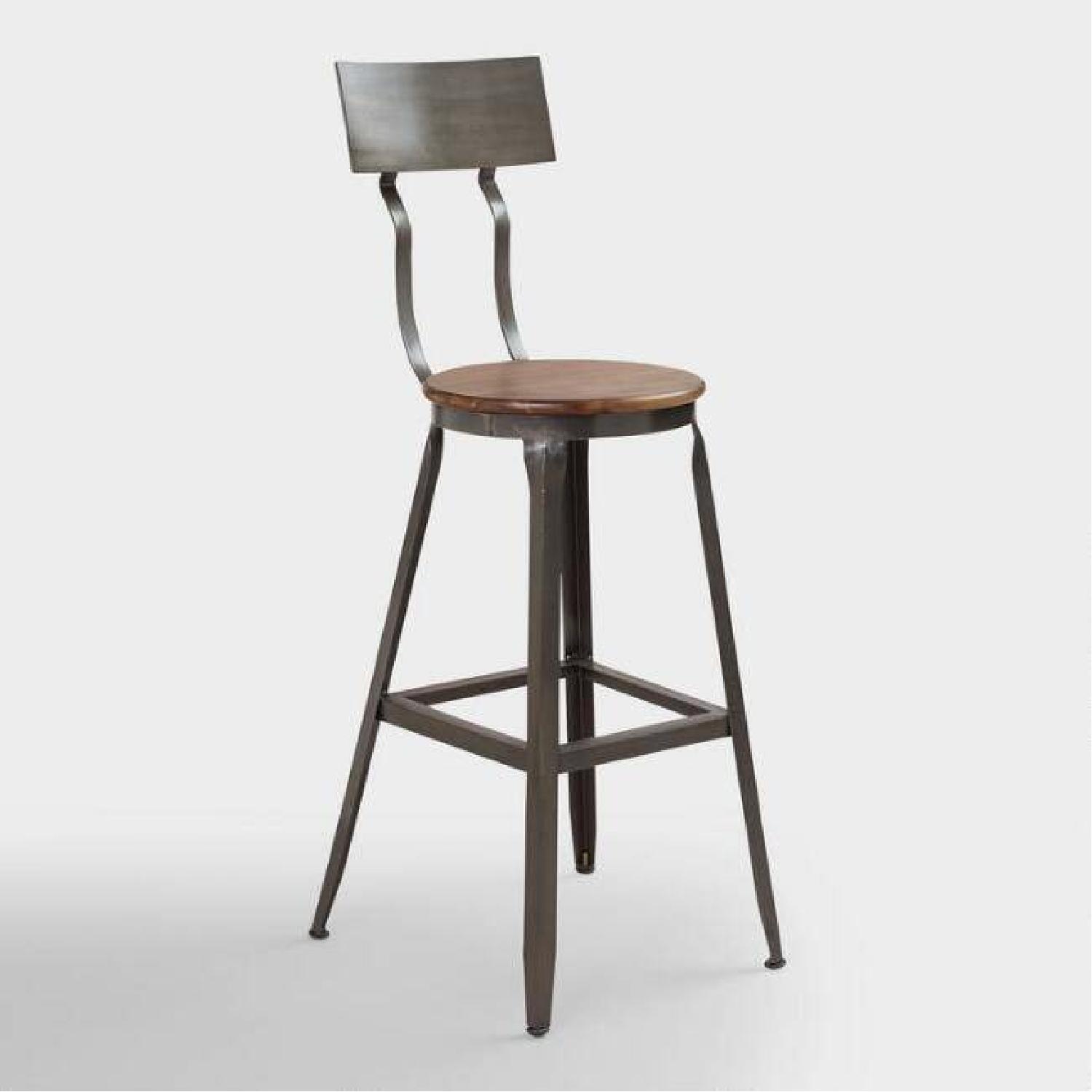 World Market Hudson Pub Stools - image-1