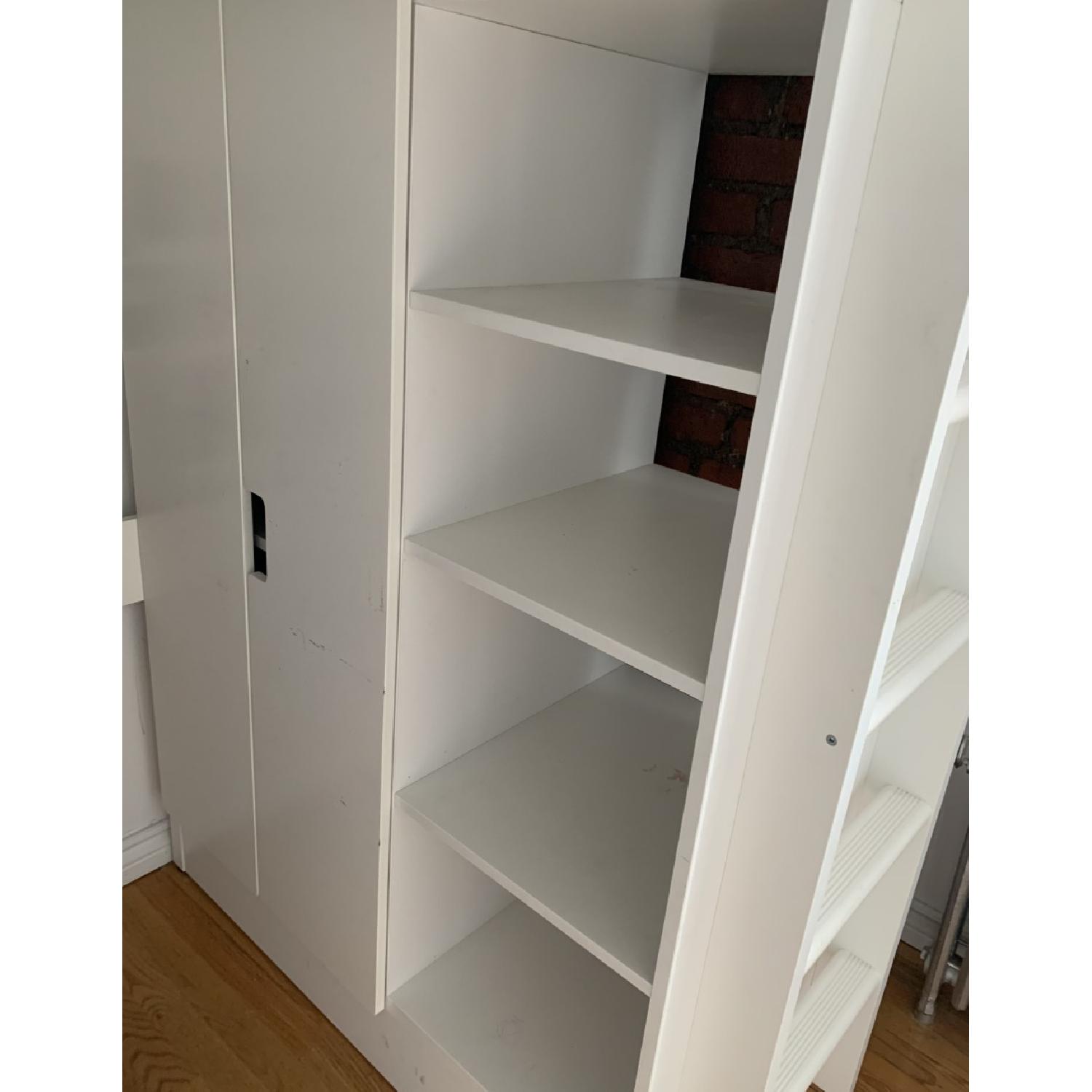 Ikea Loft Bunk Bed w/ Desk & Storage - image-5