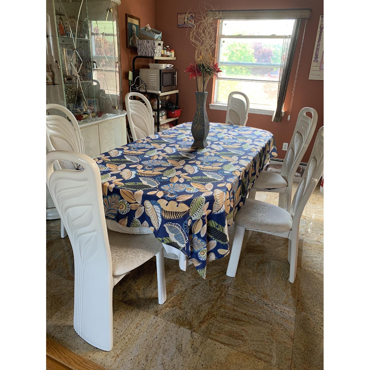 Jefferson Furniture White Expandable Dining Table - image-2