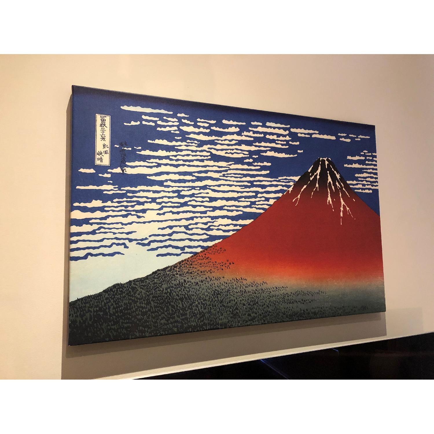 Fine Wind Clear Morning Red Fuji Canvas Print - image-2